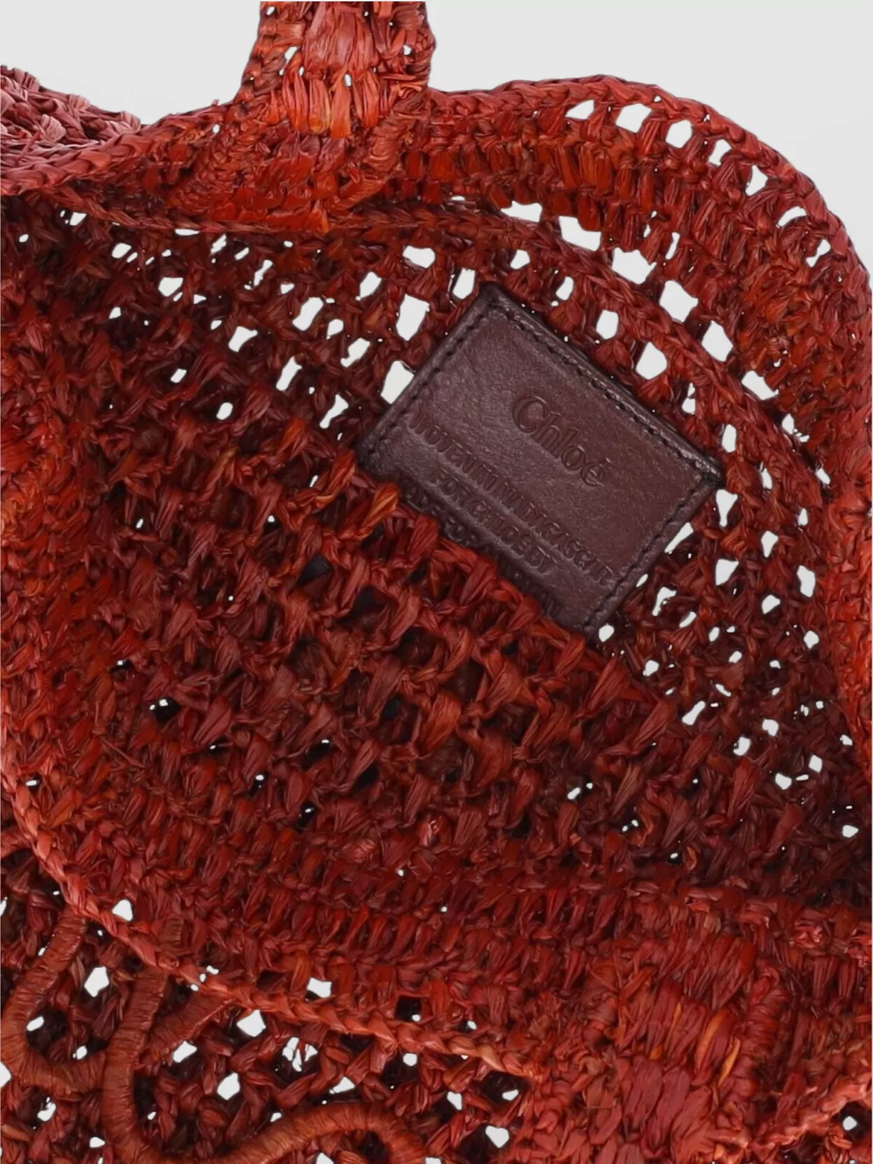 Chloé Tote Bag With Dual Handles And Woven Design