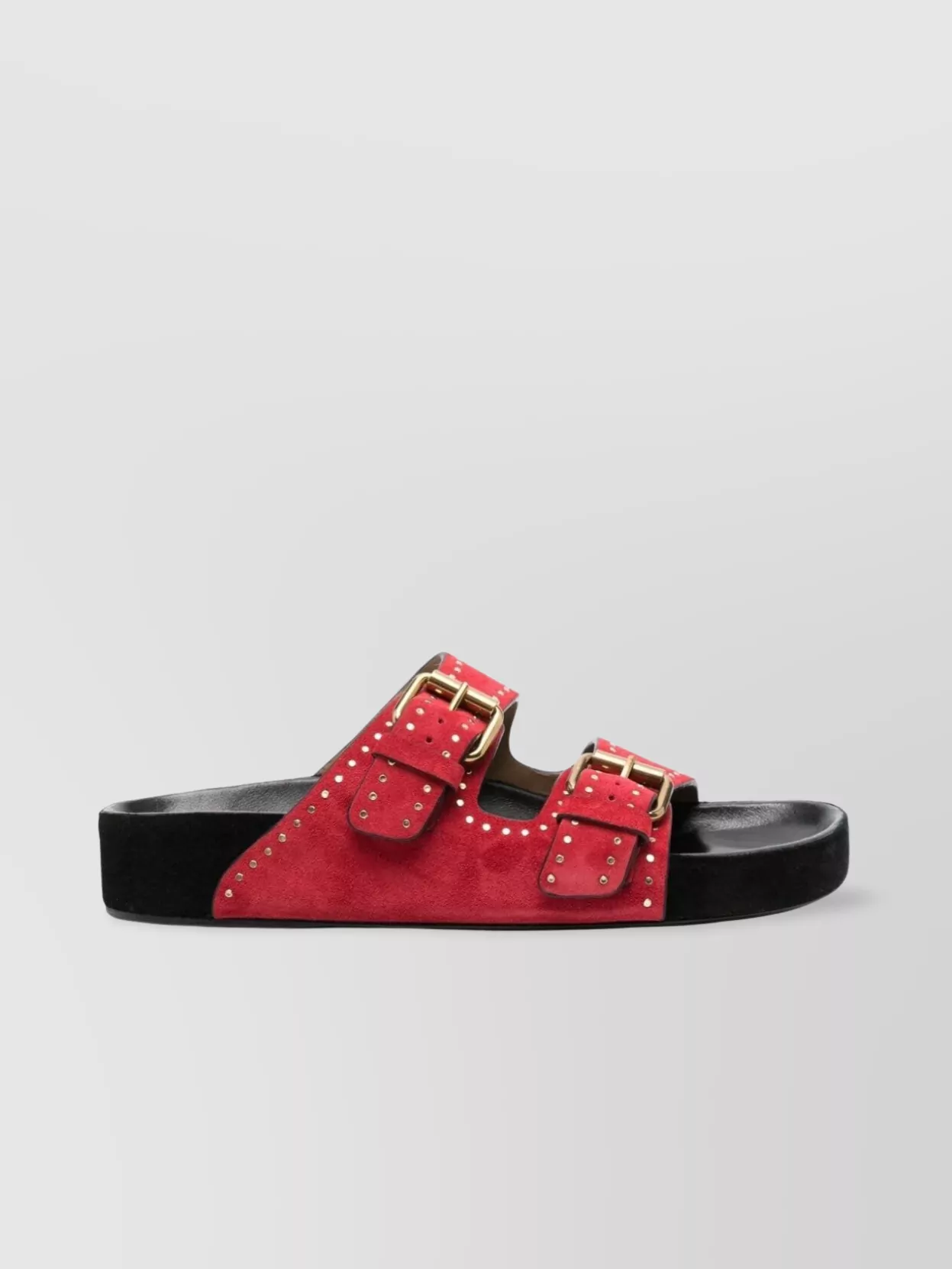 Isabel Marant Suede Sandals With Almond Open Toe