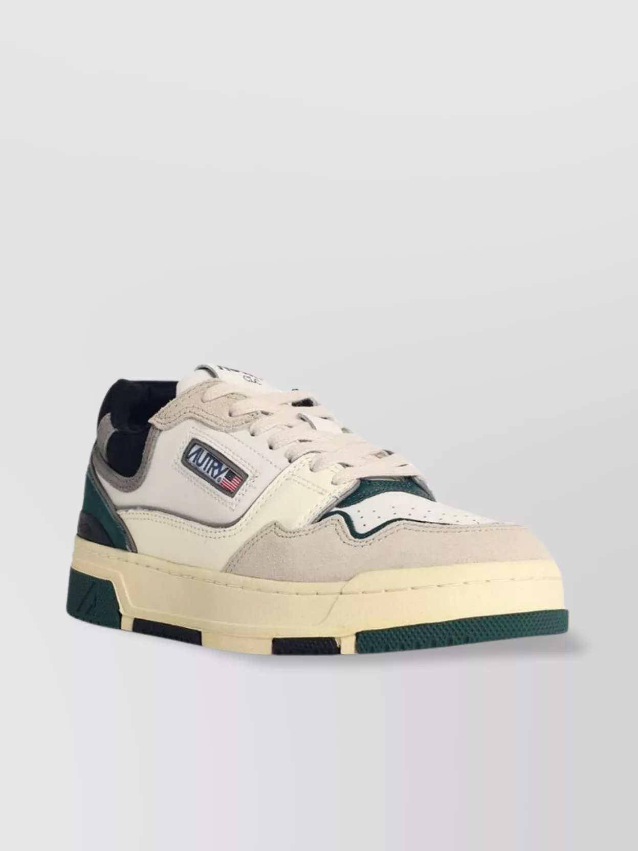 Autry 'Low Clc' Suede And Leather Sneakers