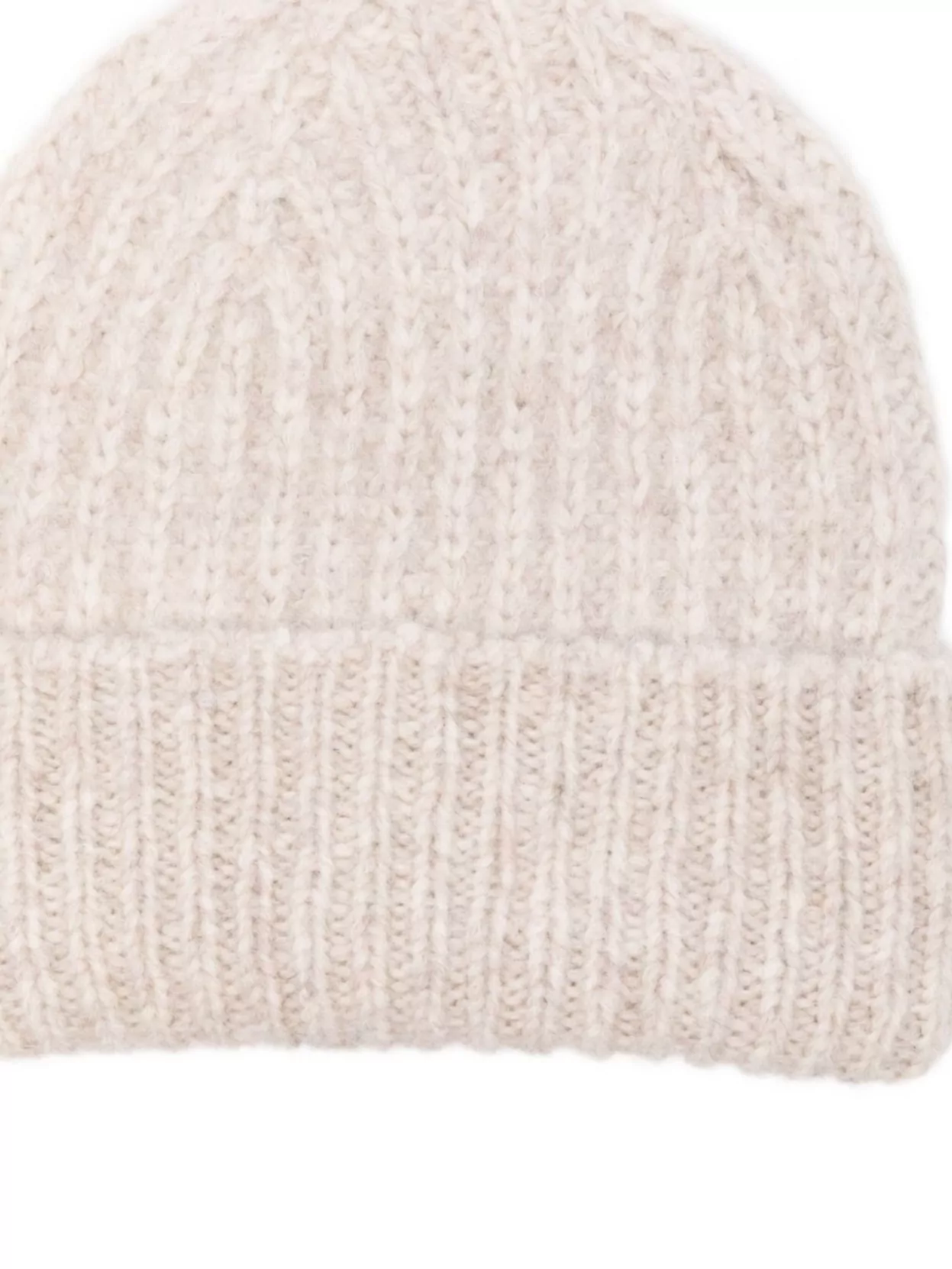 Closed Cozy Ribbed Knit Beanie With Folded Cuff
