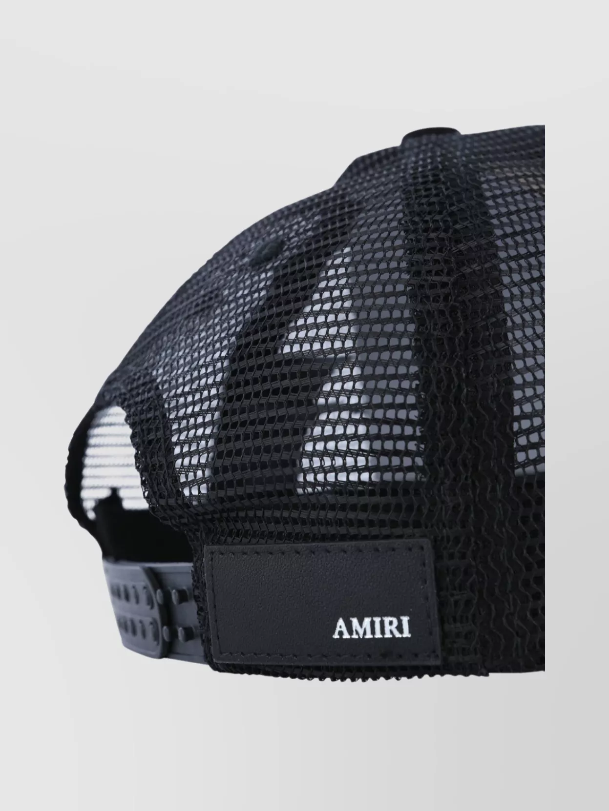 Amiri Black Baseball Cap With Maxi Logo On The Front In Cotton Man