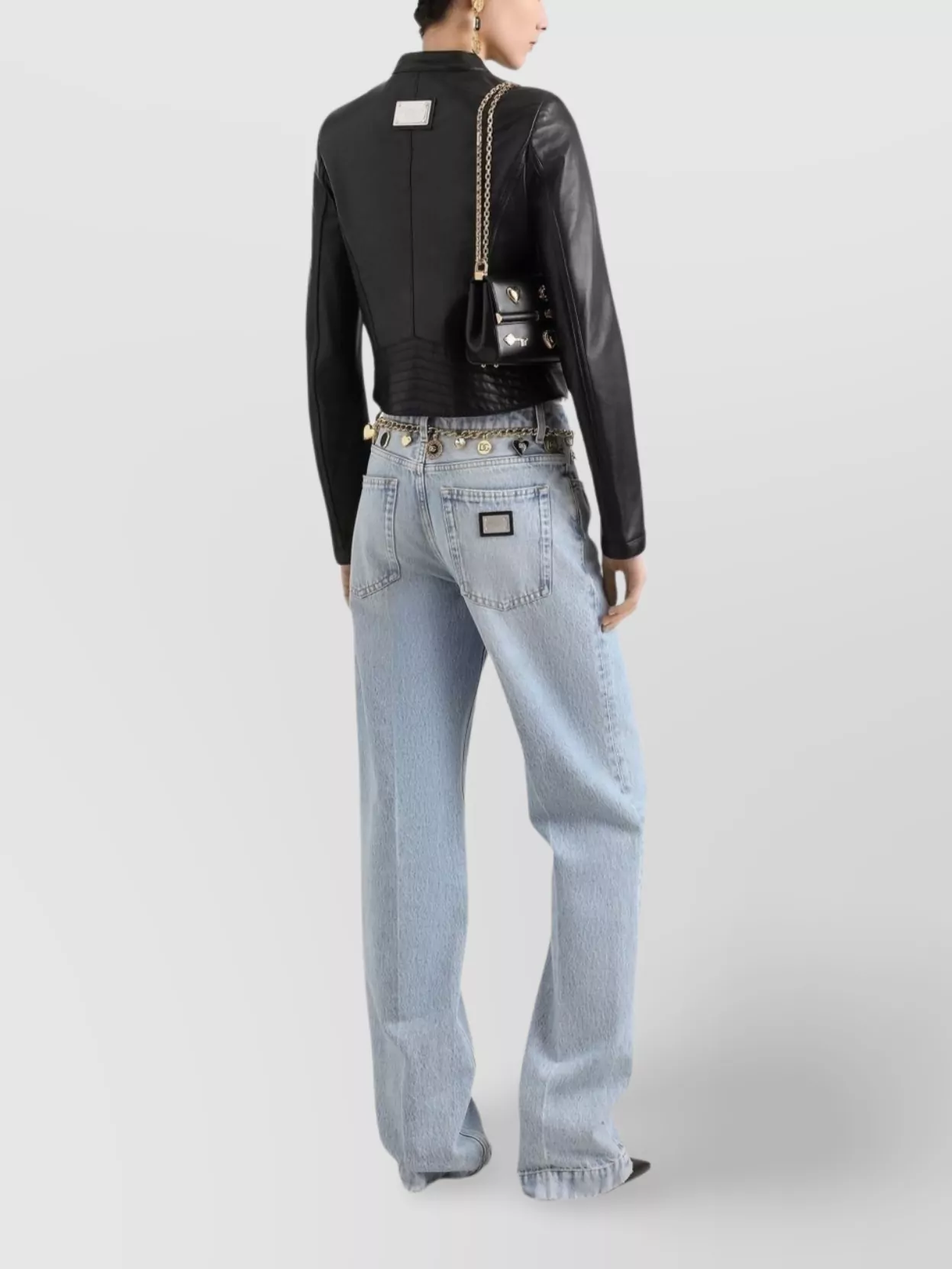 Dolce&Gabbana Oversized Five Pockets Denim Trousers