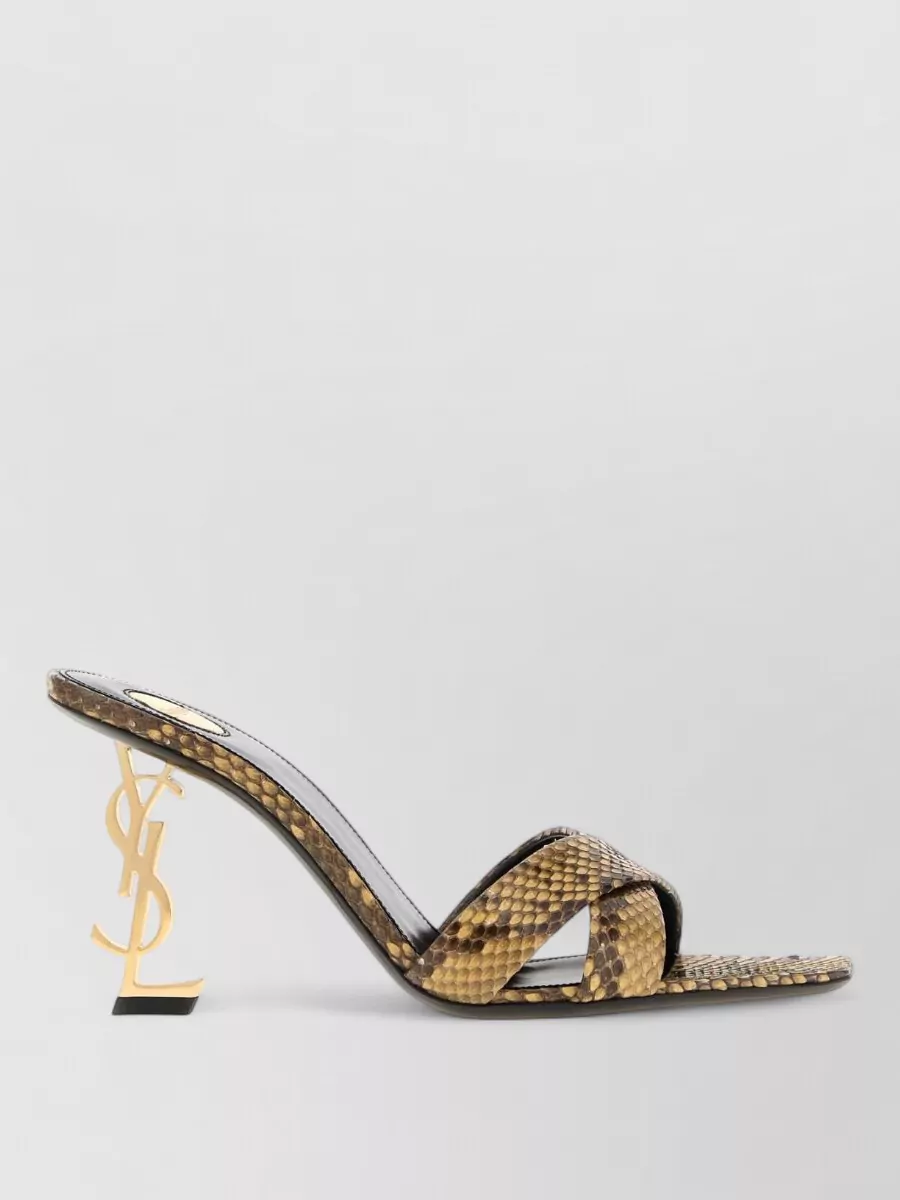 Saint Laurent leather mules