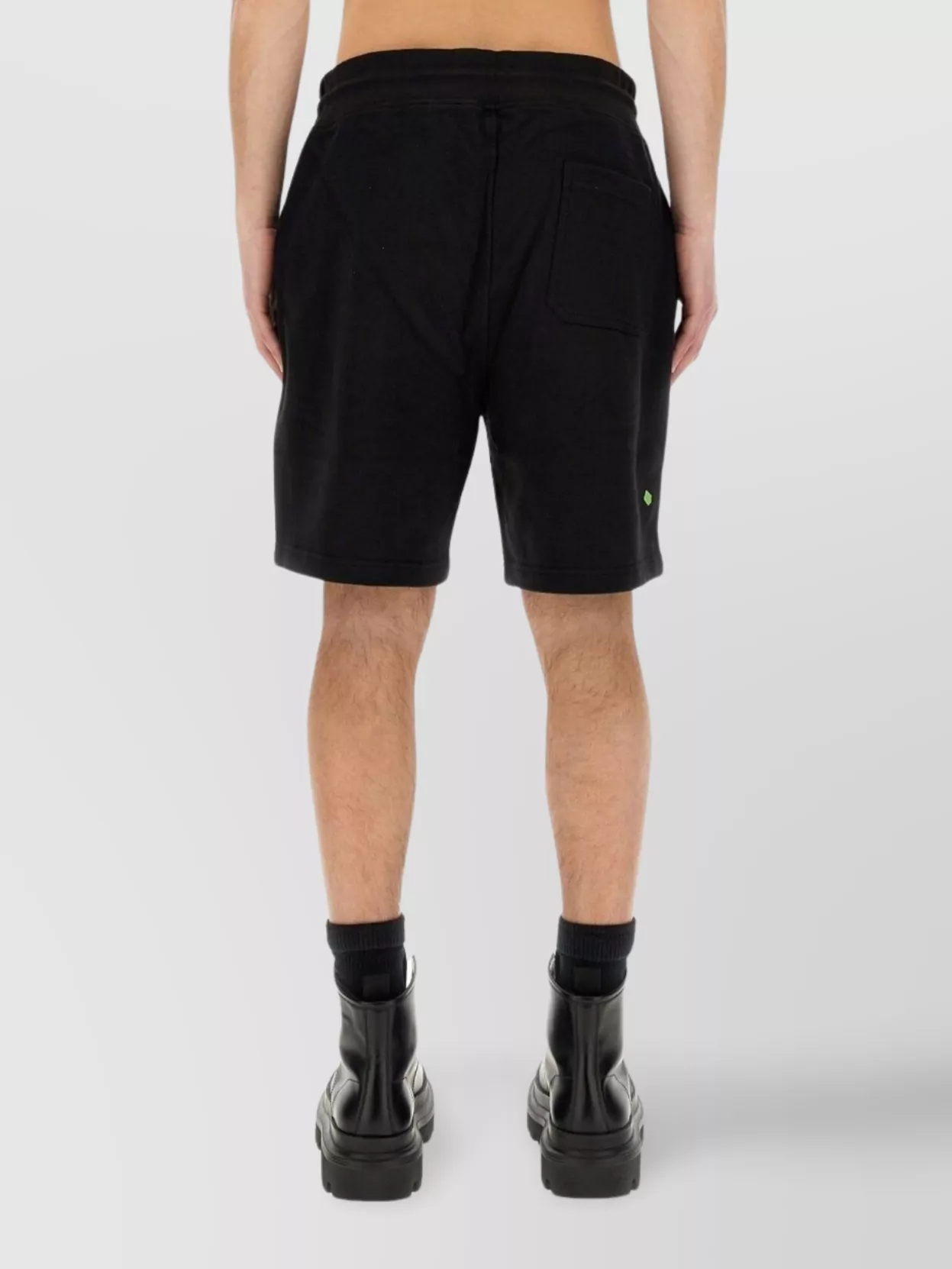 Belstaff Logo Patch Elastic Waistband Shorts