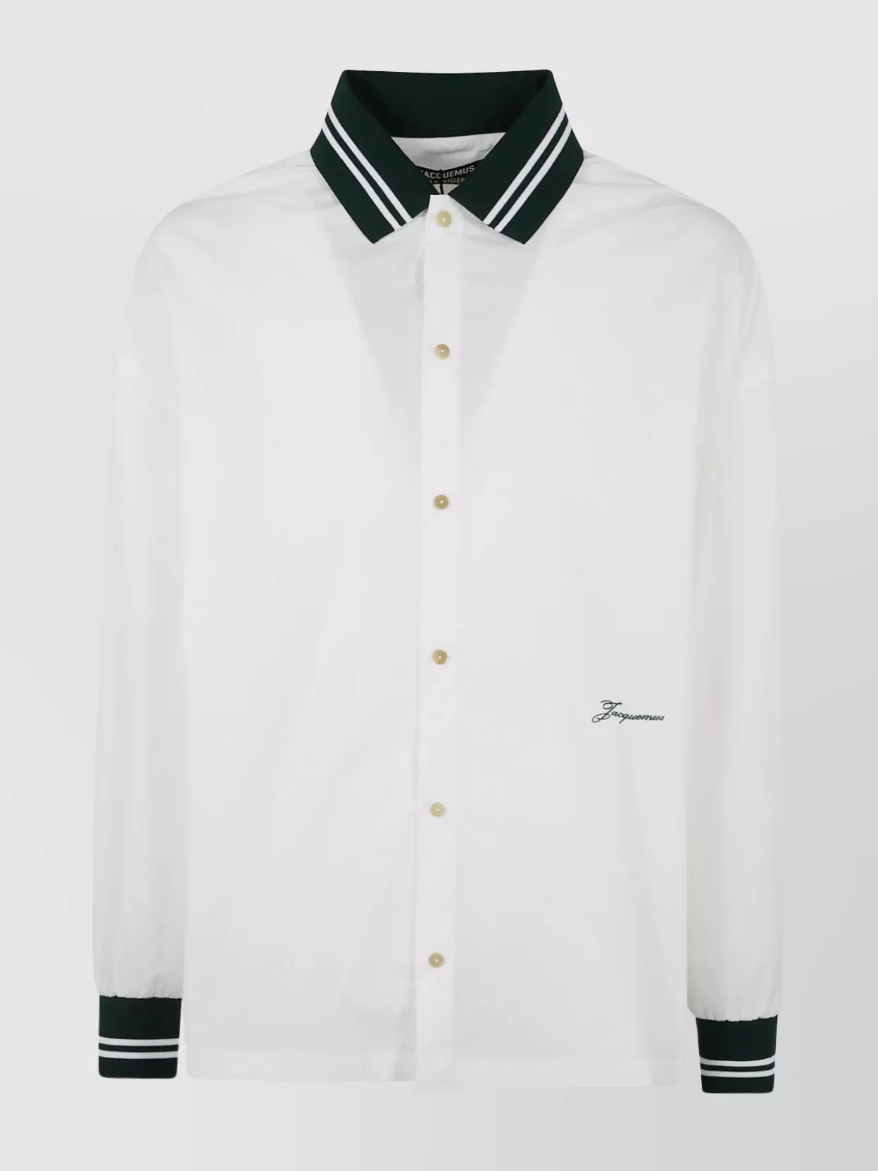 Jacquemus Contrast Collar Long Sleeve Shirt