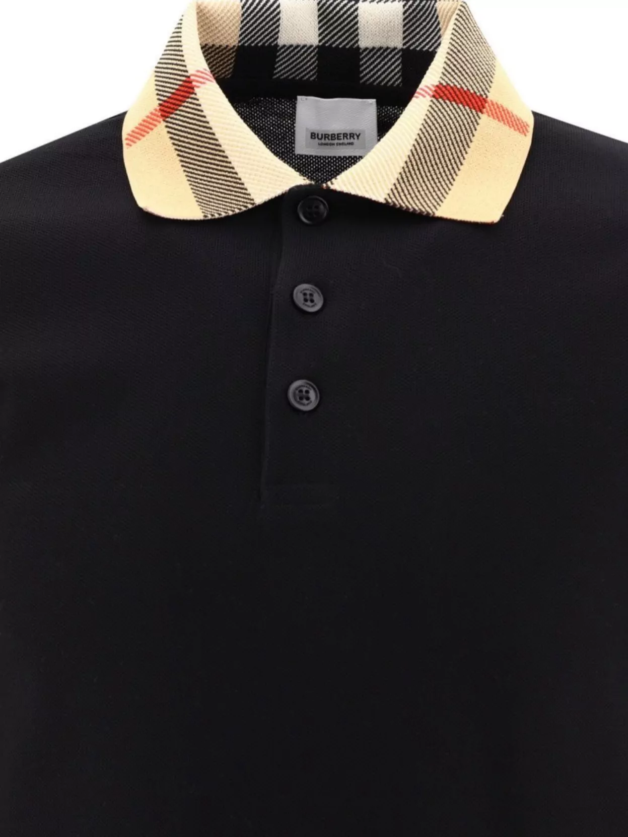 Burberry Checked Collar Short Sleeves Polo Shirts