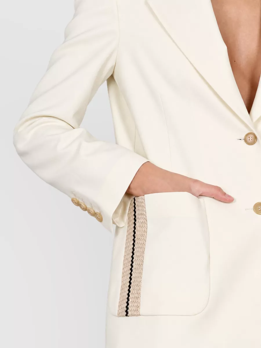 Palm Angels Knit Detail Suit Jacket
