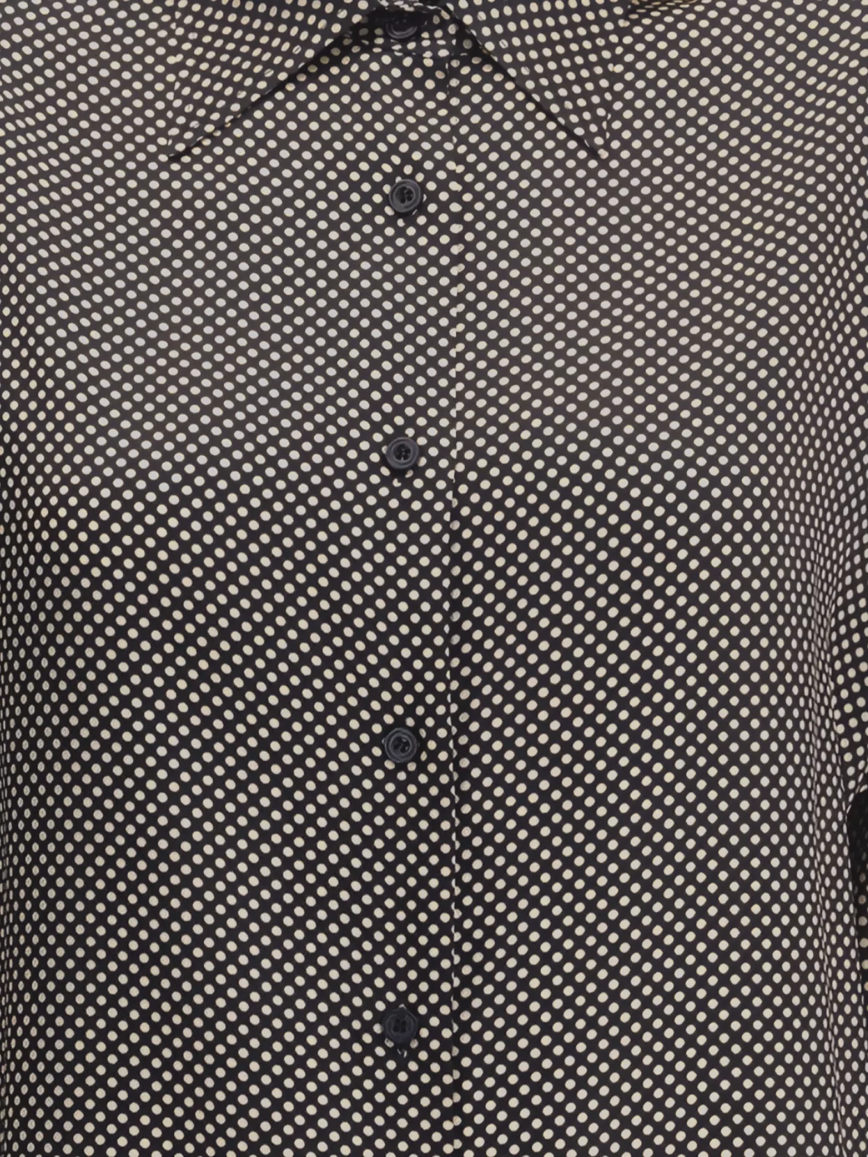 Tom Ford Oversized Silk Polka Dot Shirt