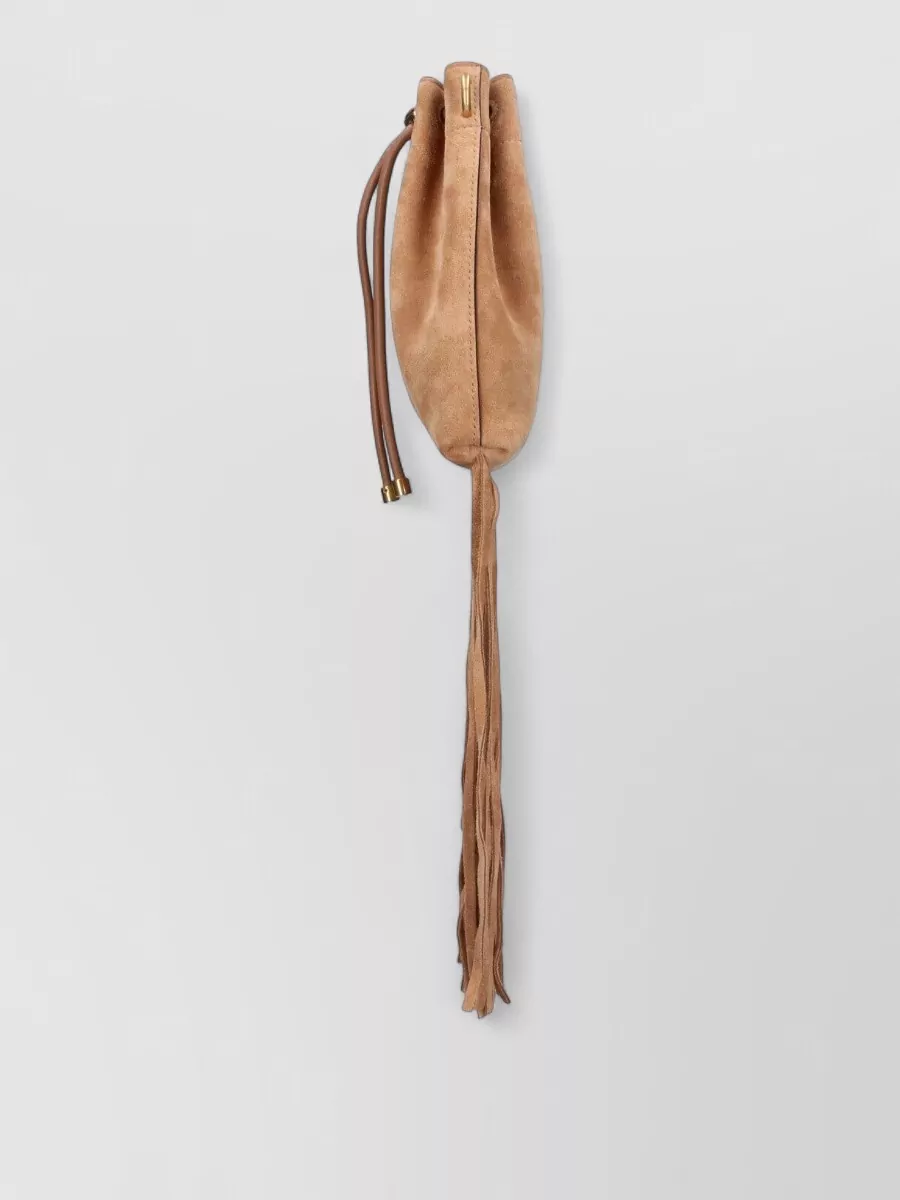 Jimmy Choo Bon Bon Leather Bucket Bag