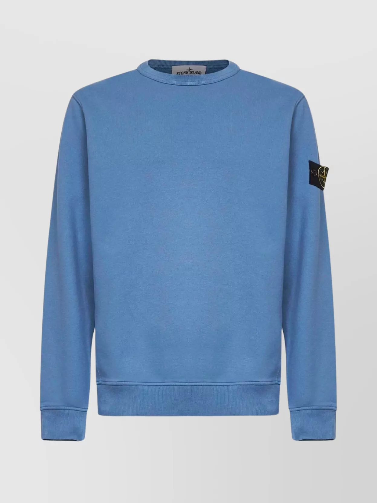 Stone Island Blue 5100071 Light Rws Pure Wool Sweater In Blue