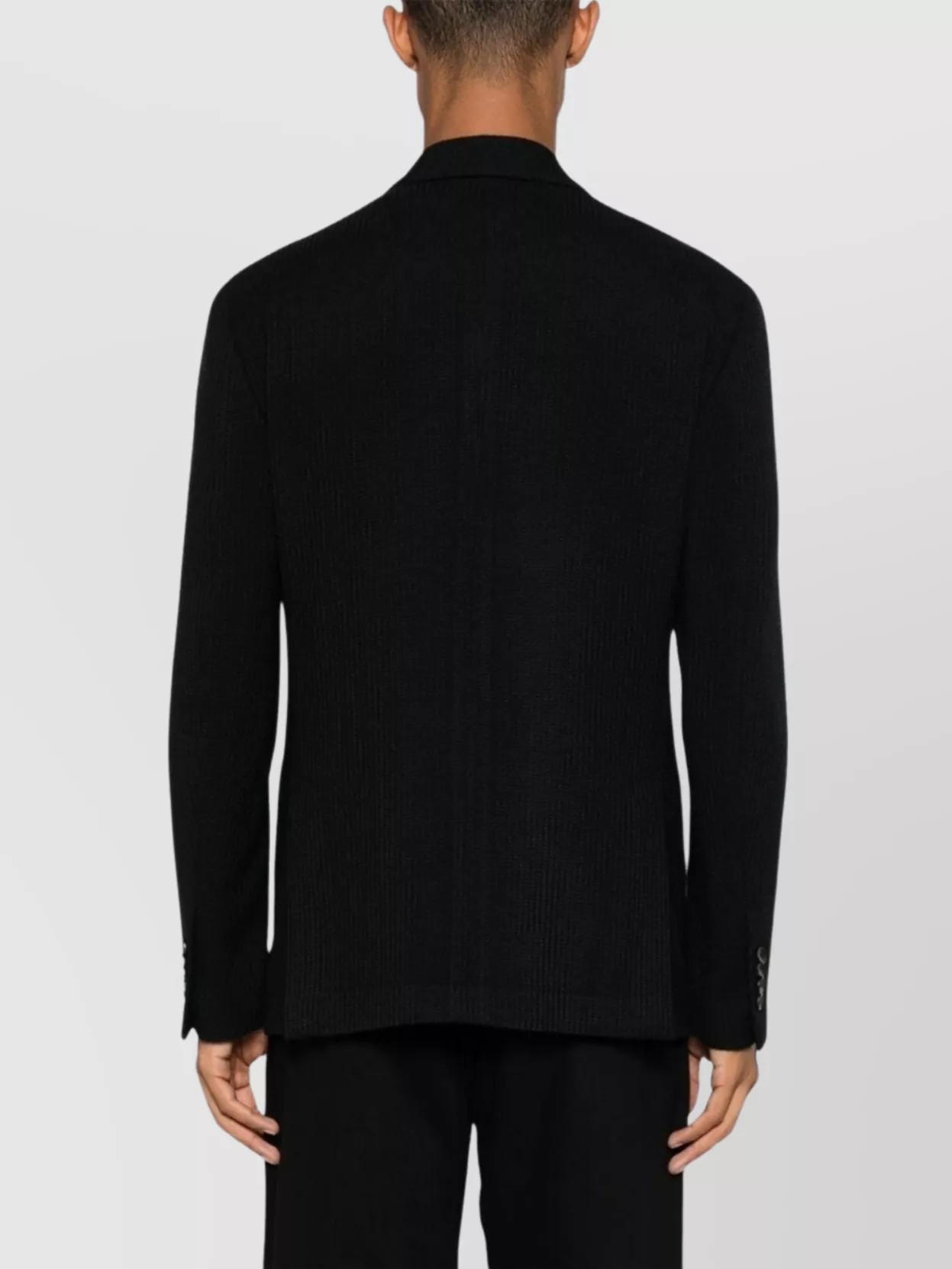 Lardini Wool Blend Jacket Dart Detailing
