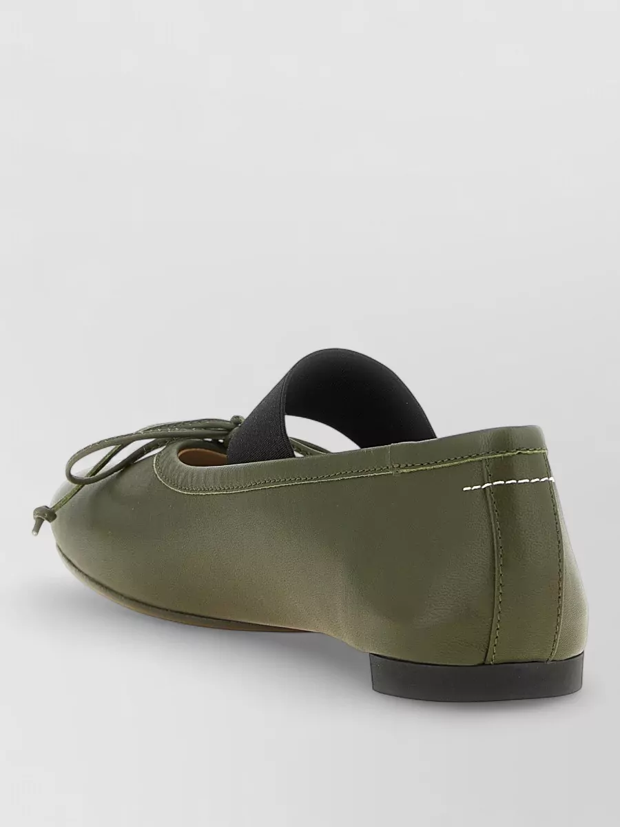 Mm6 Maison Margiela Leather Ballet Flats
