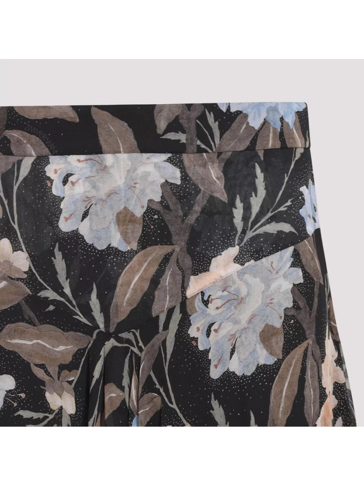 Shop Zimmermann Eden Handkerchief Midi Skirt In Black