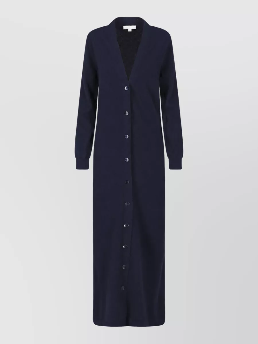 Malo cashmere long v-neck cardigan