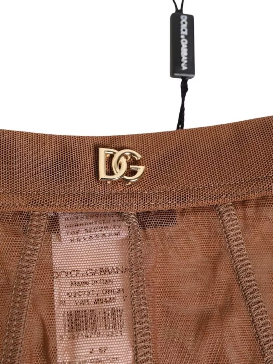 Dolce&Gabbana Sheer High-Waist Briefs