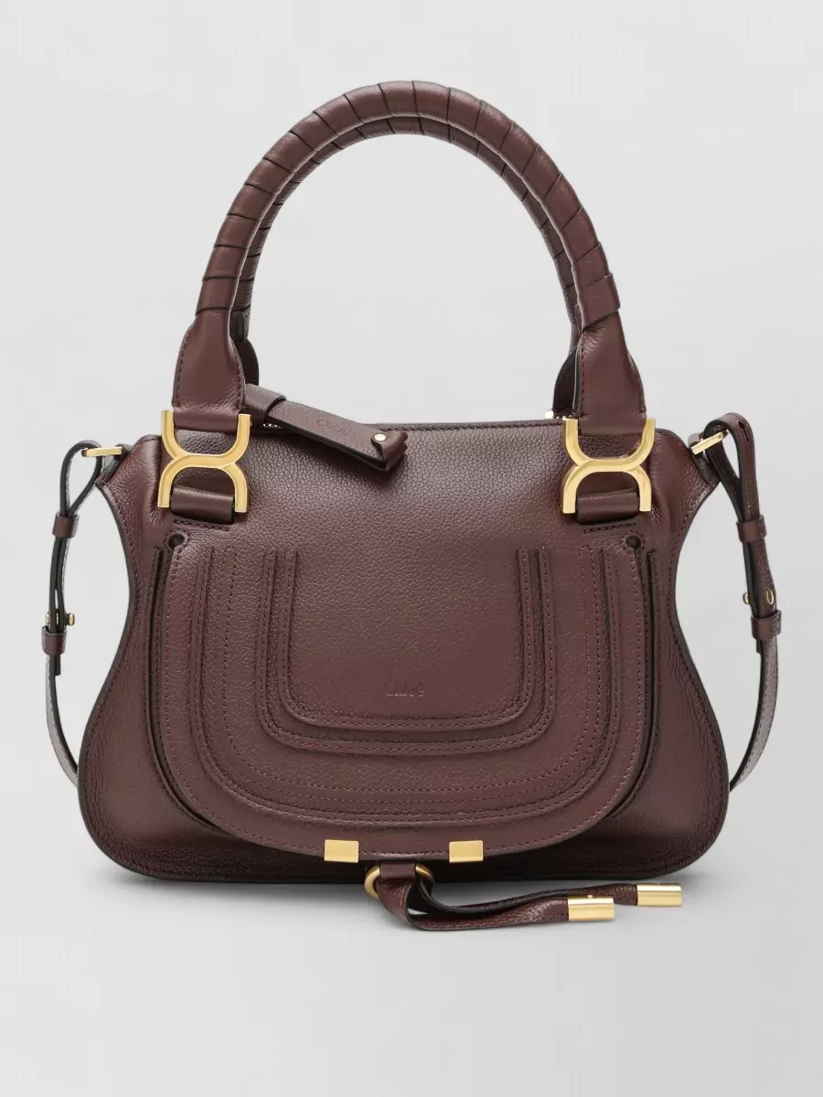 Chloé marcie small leather shoulder bag