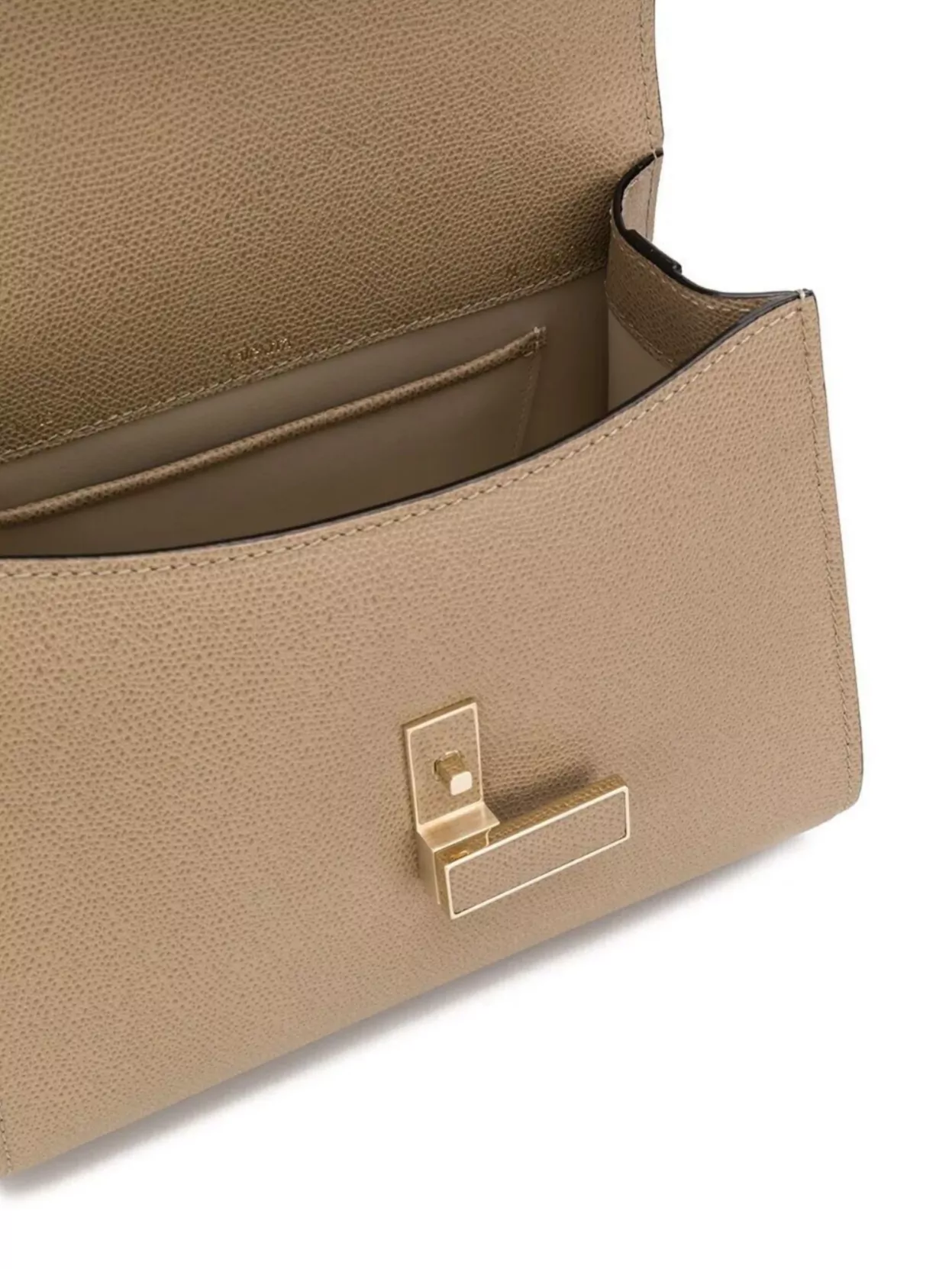 Valextra Medium Textured Top Handle Bag