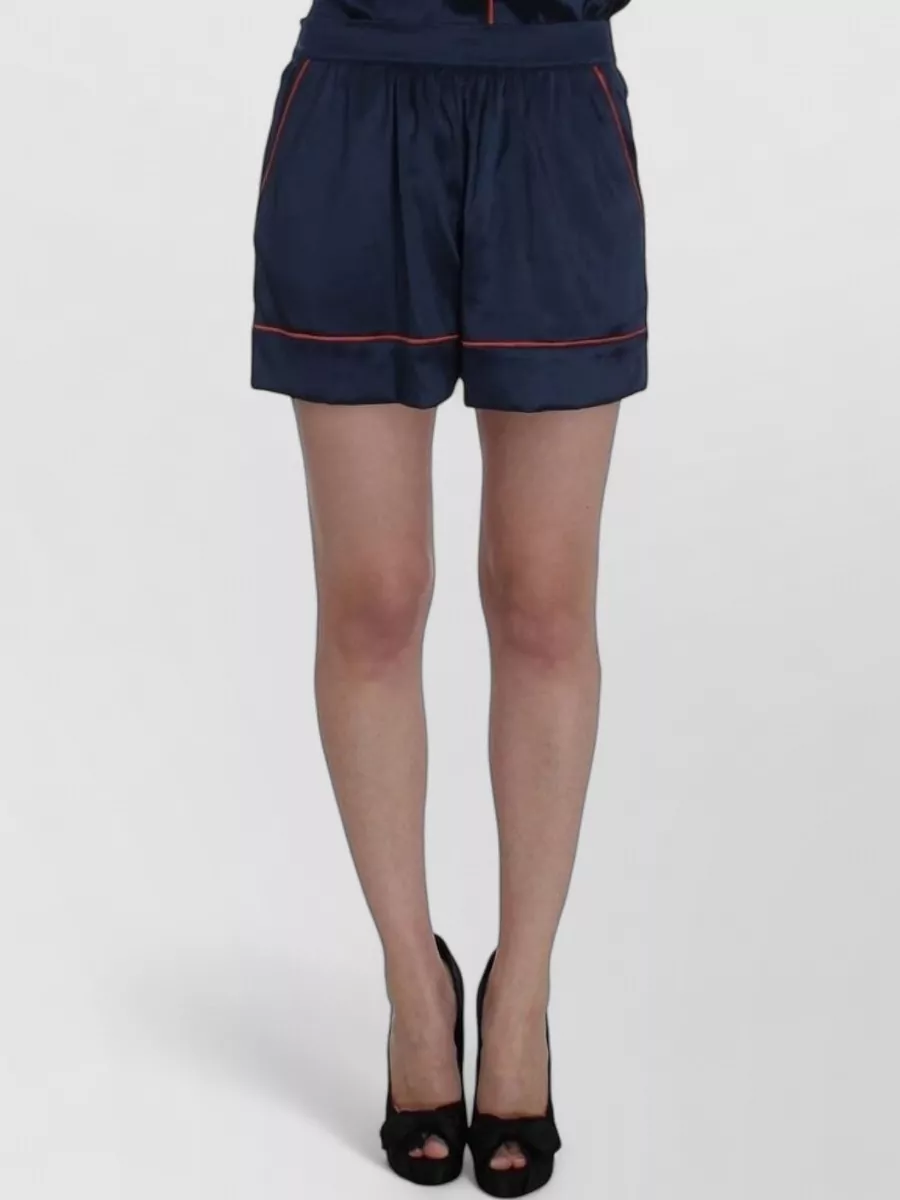 Dolce&Gabbana silk knee-length shorts