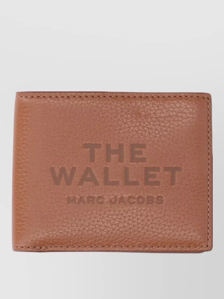 Marc Jacobs Textured Bi Fold Wallet Slim Design