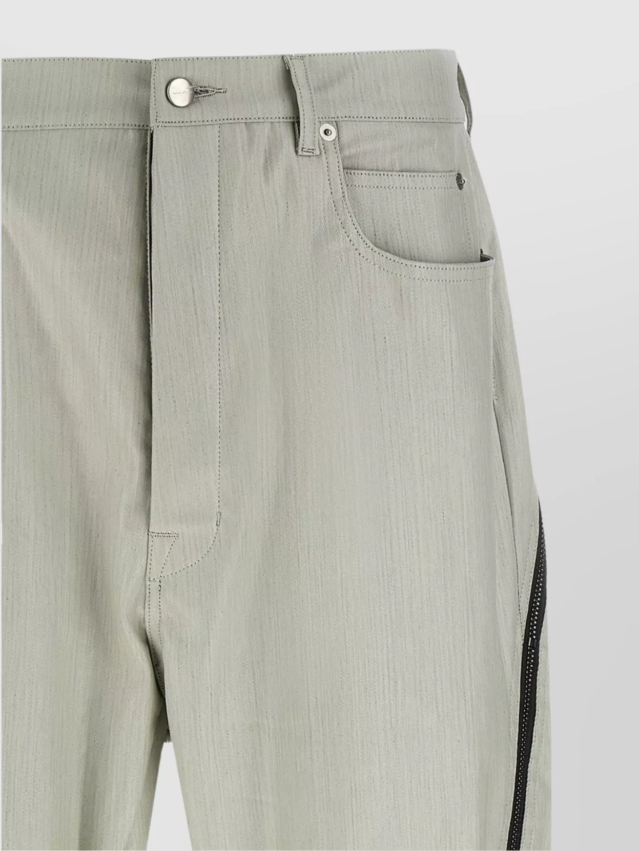 Shop Rick Owens 'banana Bolan' Denim Trousers