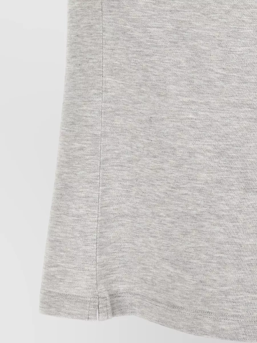 Brunello Cucinelli Pique Polo Shirt Featuring Signature Logo