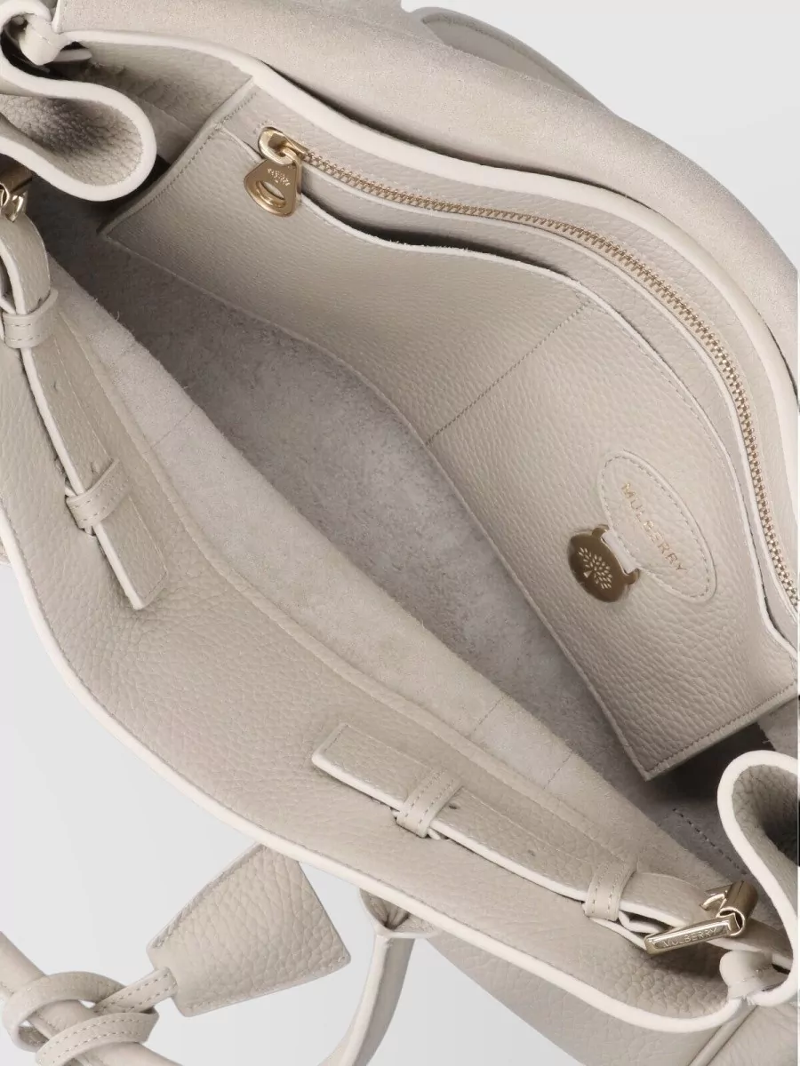 Mulberry Leather Tote Bag