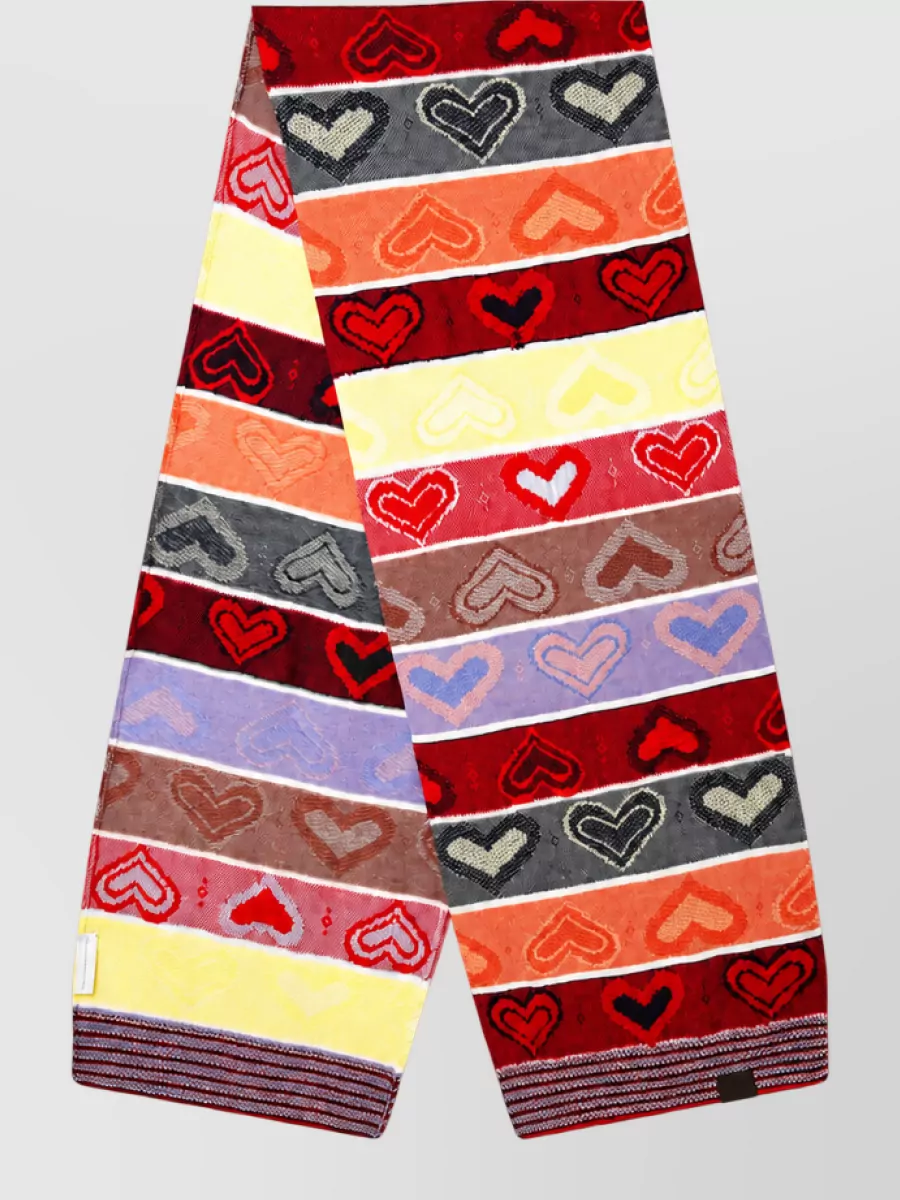 Stella Mccartney wool fair isle scarf