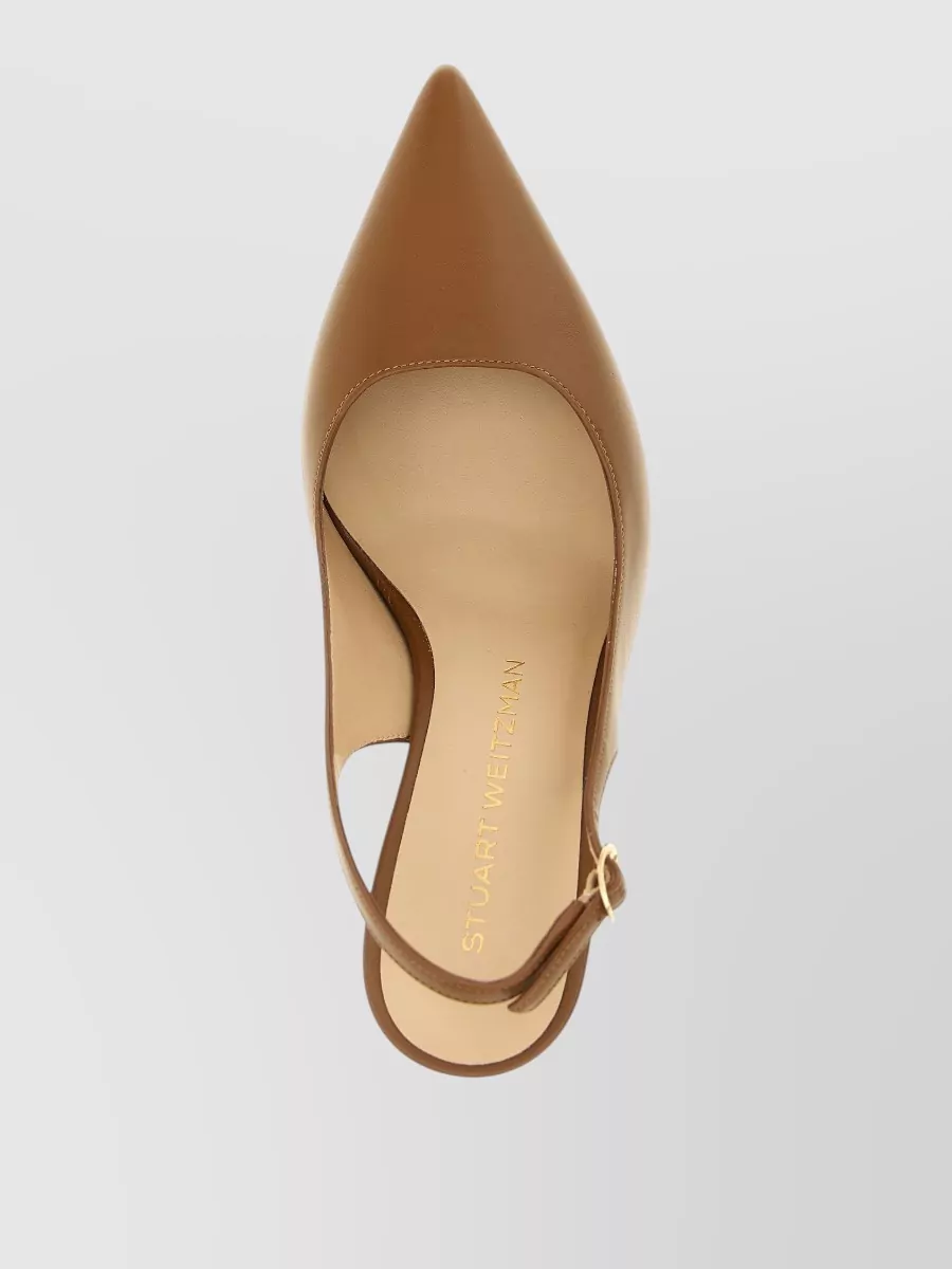 Stuart Weitzman Leather Slingback Pumps