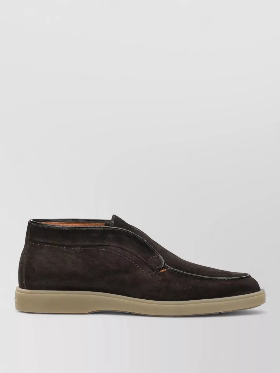 Santoni Suede Leather Boots