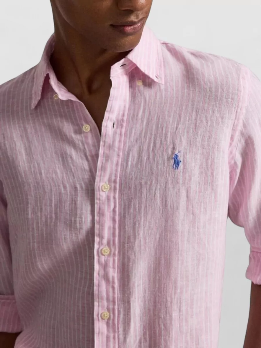Polo Ralph Lauren Striped Linen Long-Sleeve Shirt