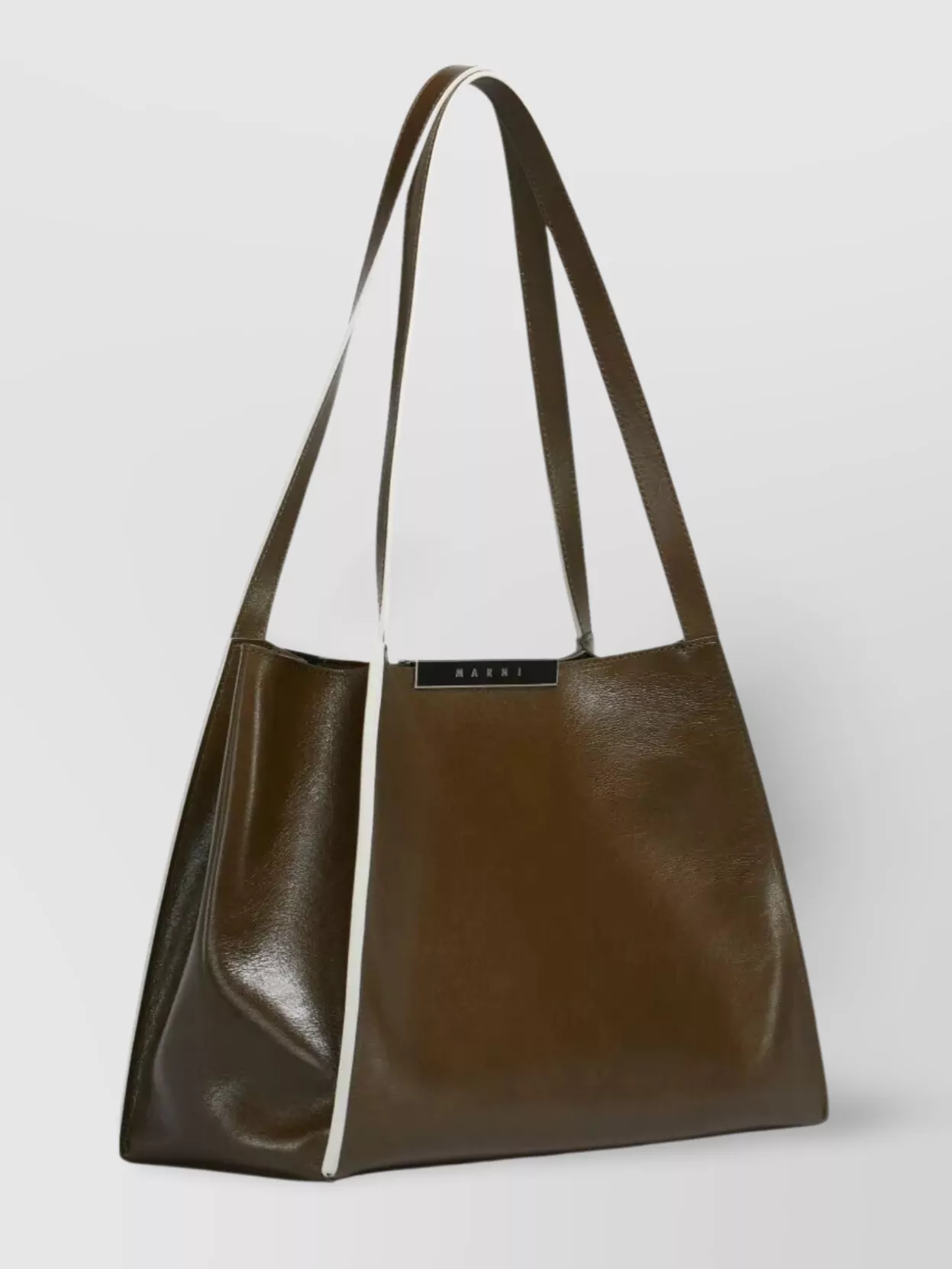 Marni Small Rectangular Tote Bag With Dual Handles
