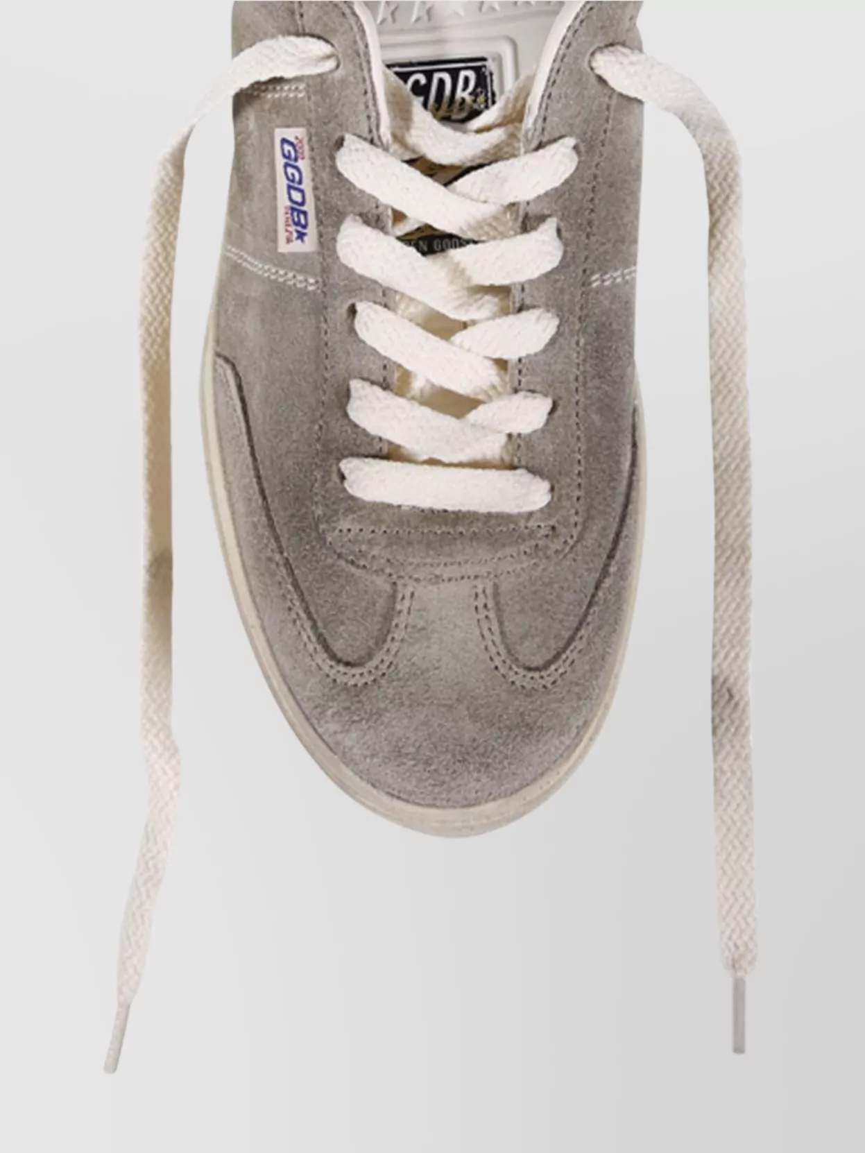 Shop Golden Goose Suede Low-top Rubber Sole Sneakers