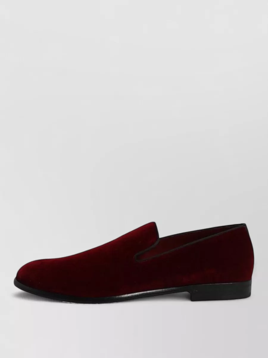 Dolce&Gabbana Velvet Slip-On Loafers