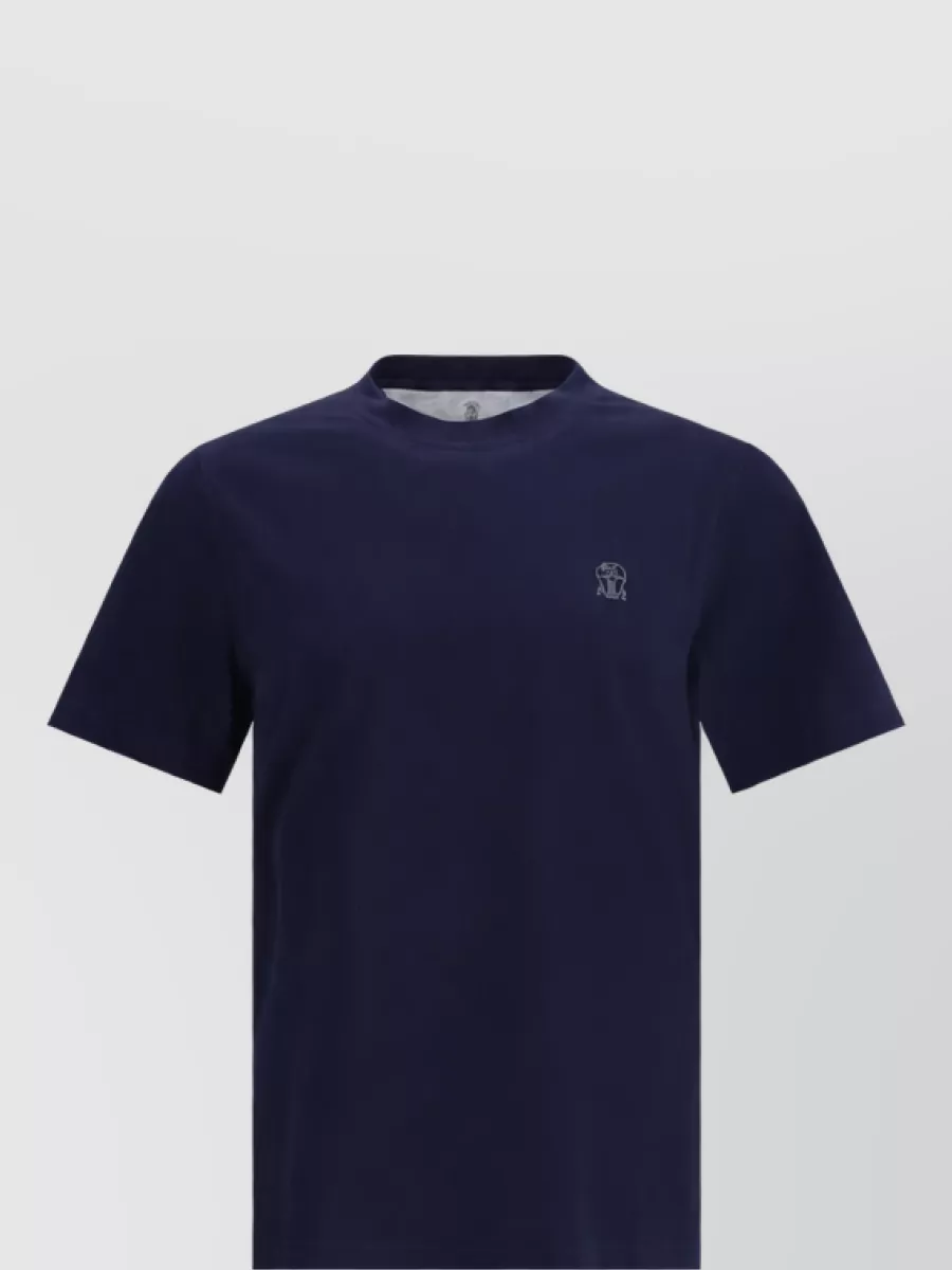 Brunello Cucinelli Cotton logo-print short-sleeve t-shirt