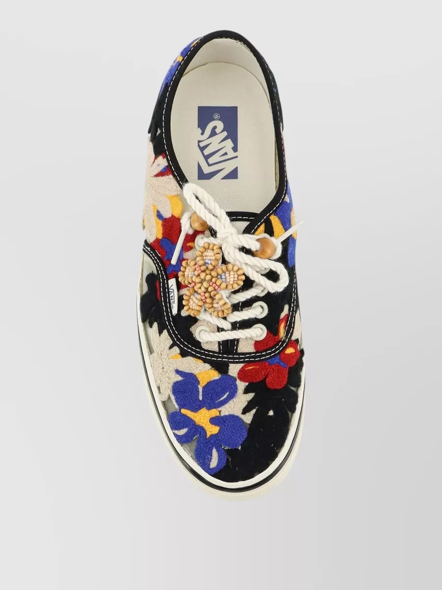 Vans Macramé Floral Lace-Up Sneakers