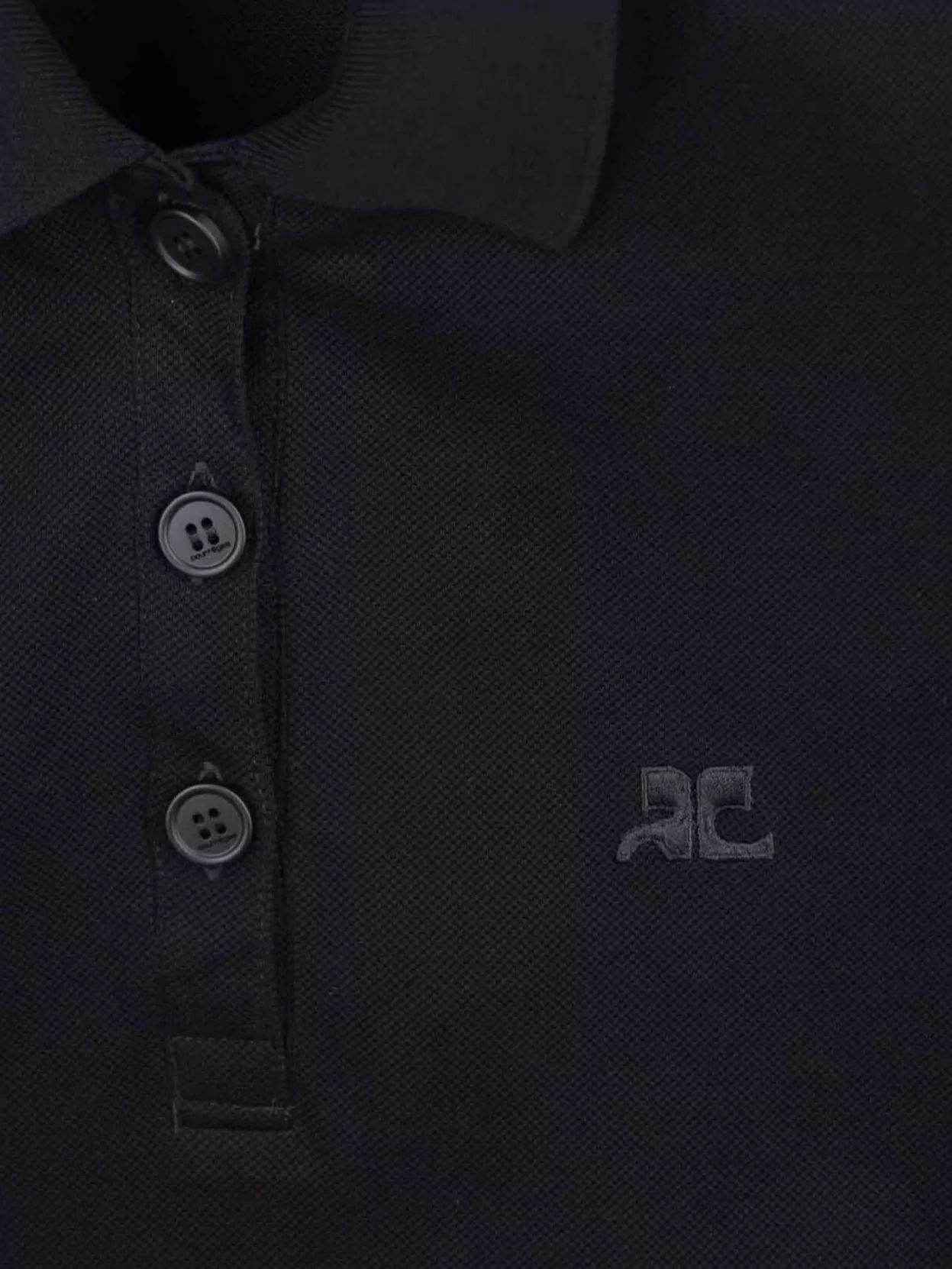Courrèges Knee Length Dress Collar Polo