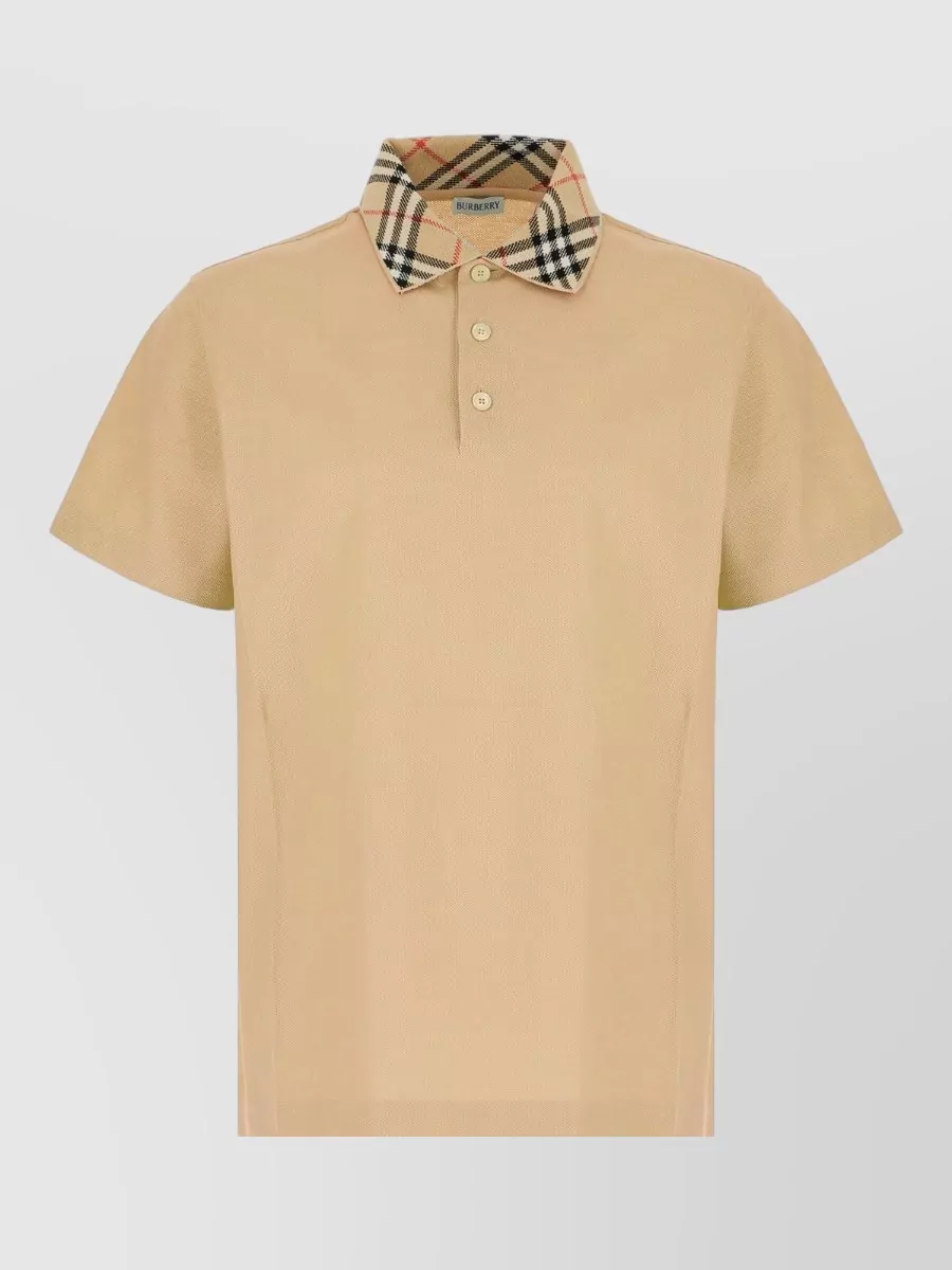 Burberry cotton polo shirt