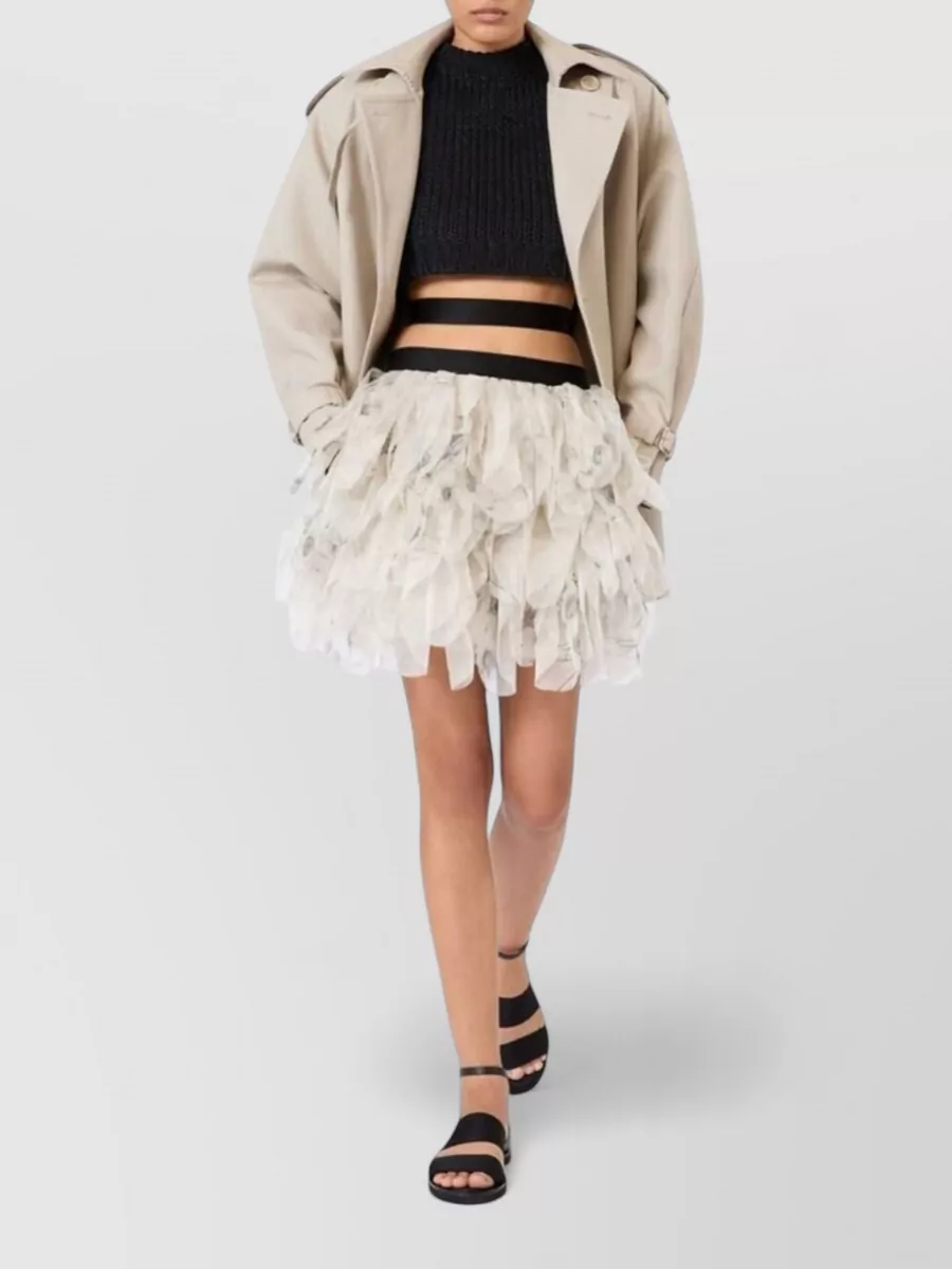 Max Mara Cotton Double-Breasted Belted Trench Coat