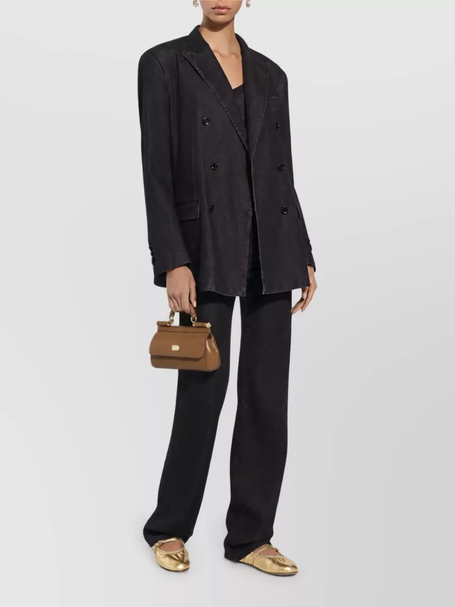 Dolce&Gabbana Silk Blend Suit Jacket