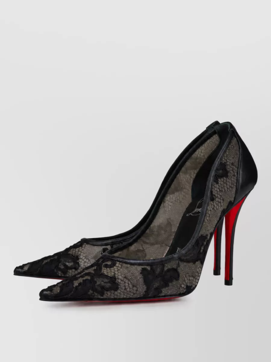 Christian Louboutin mesh pumps