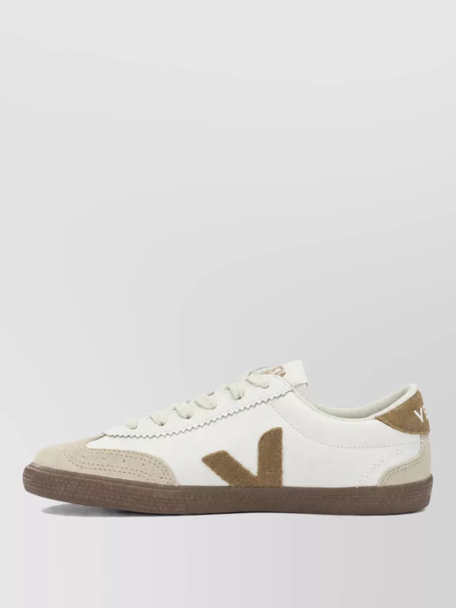 Veja leather low-top sneakers