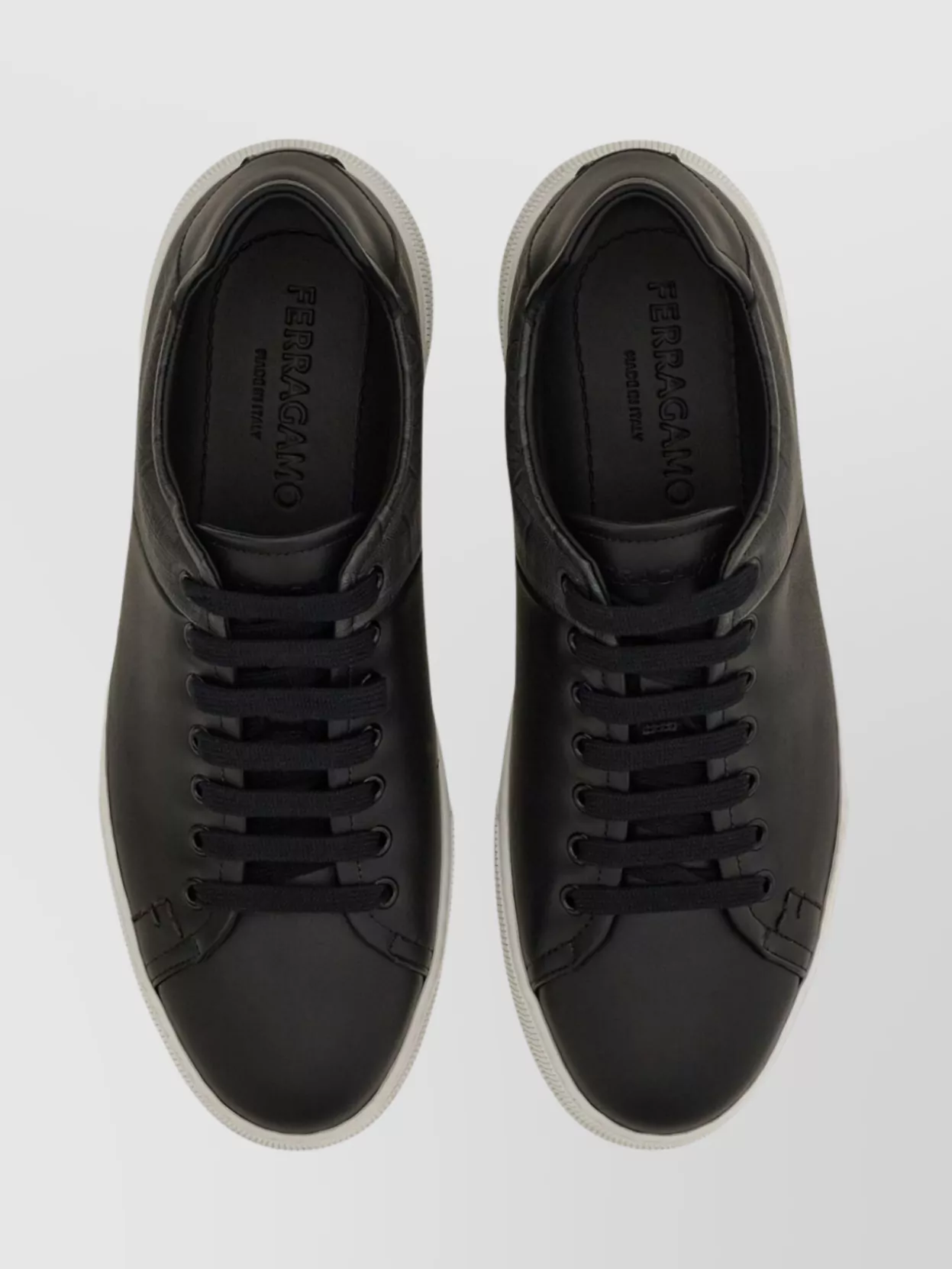 Ferragamo Monogram Clayton Sneakers Rubber Sole