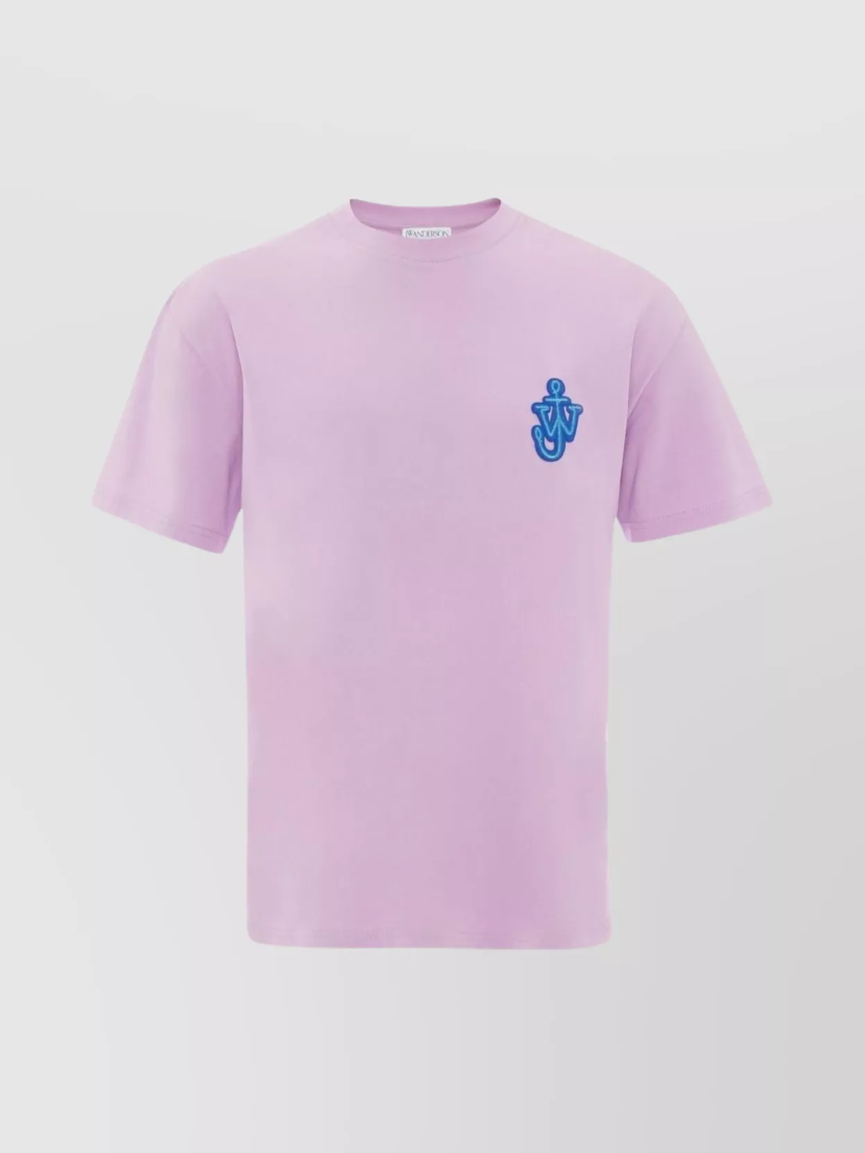 Shop Jw Anderson Anchor Basic Crew Neck T-shirt In Pastel
