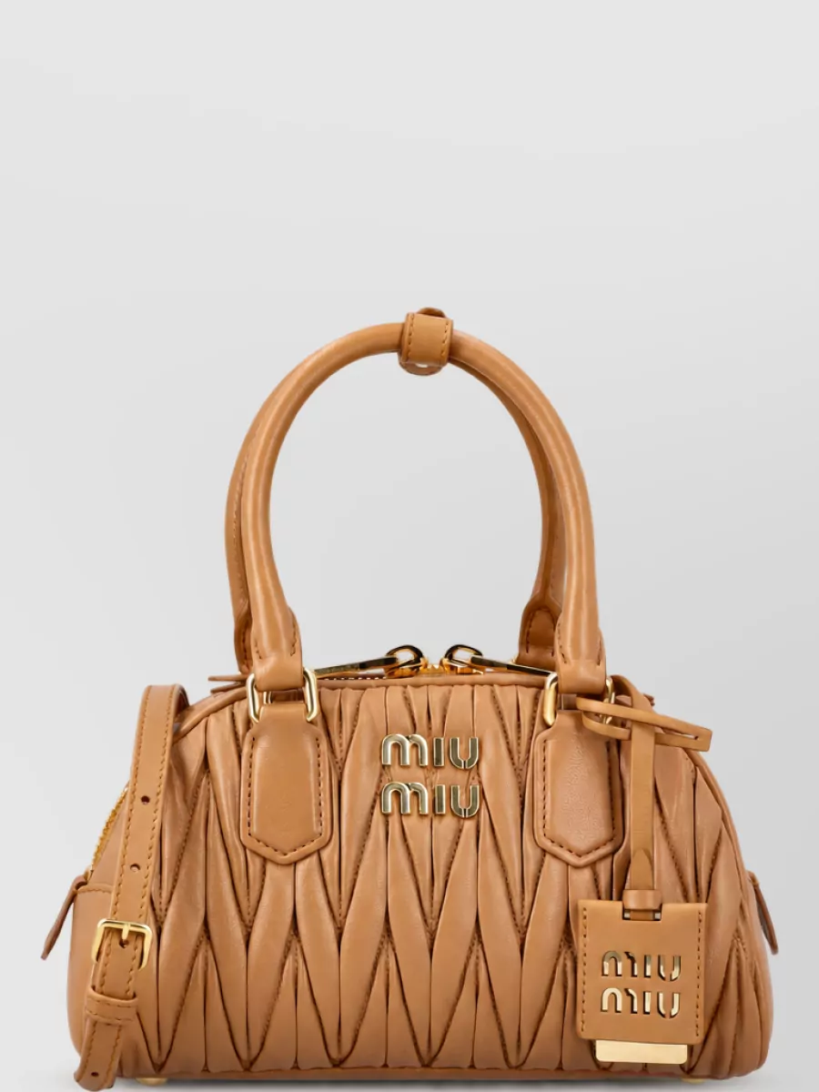 Miu Miu Arcadie Lamb Leather Quilted Shoulder Bag