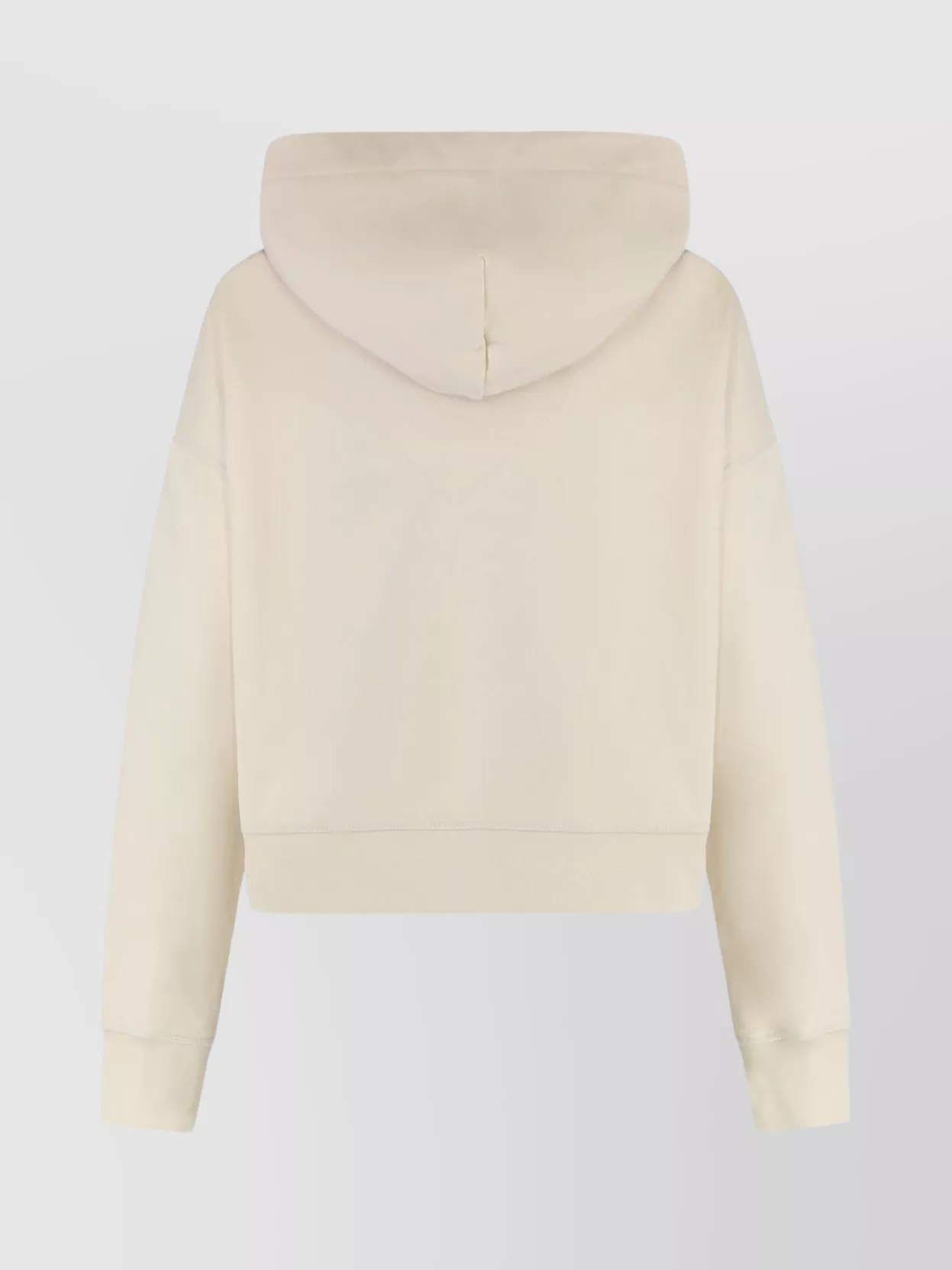 Canada Goose Muskoka Cotton Hoodie With Ribbed Edges In Neutral
