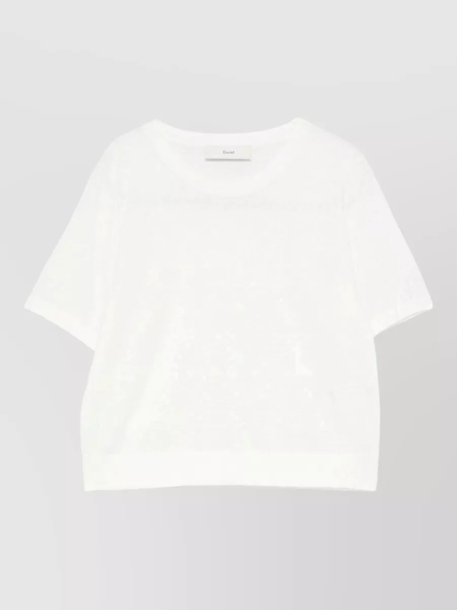 Dunst ribbed knit short-sleeve t-shirt