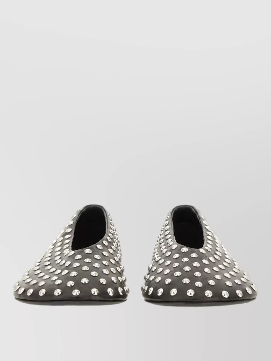 Jil Sander Leather Ballerina Sandals
