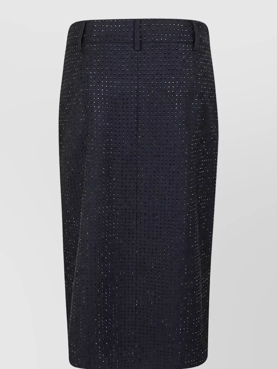 Pinko Checked Suit Skirt