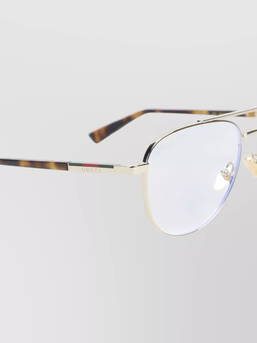 Gucci Metal Aviator Sunglasses