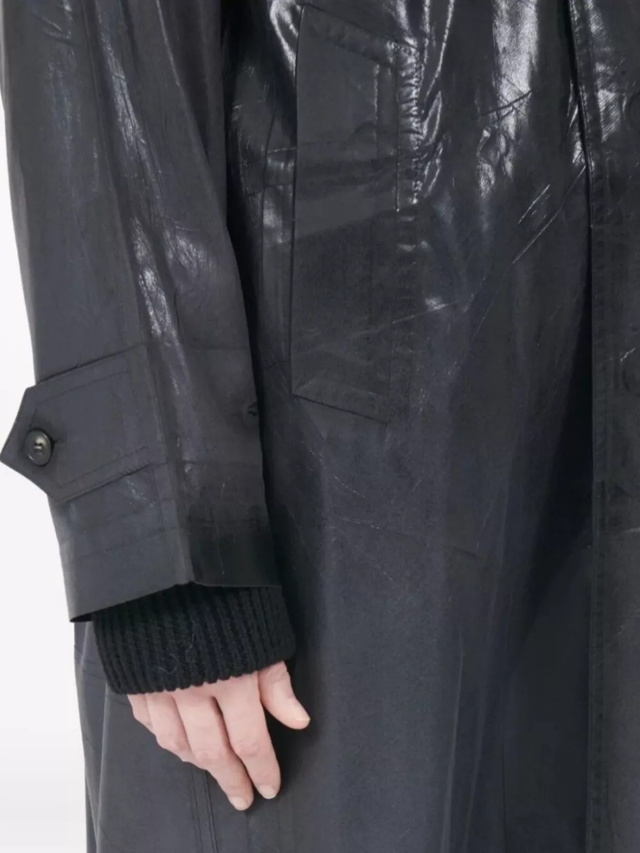 Maison Margiela Stylish Raincoat Flap Pockets